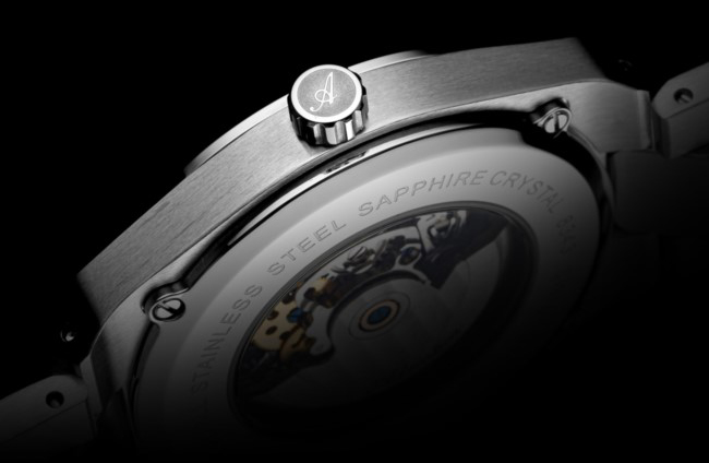 Adriatica A83435155SA Stainless Steel Skeleton 41mm Męskie elegancki zegarek srebrny - miniatura 9