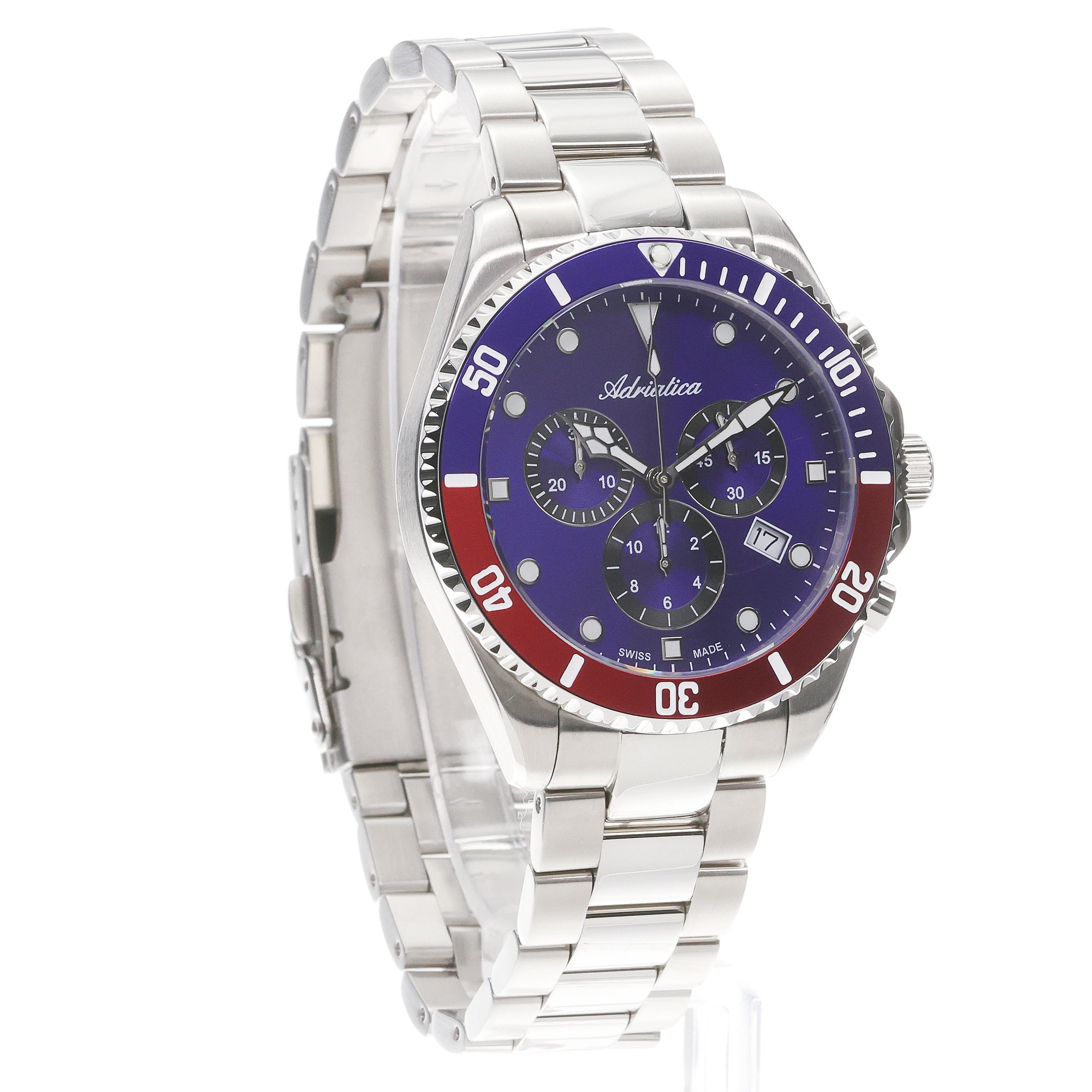 Adriatica A8347T195CHR zegarek męski sportowy Męskie bransoleta - miniatura 3