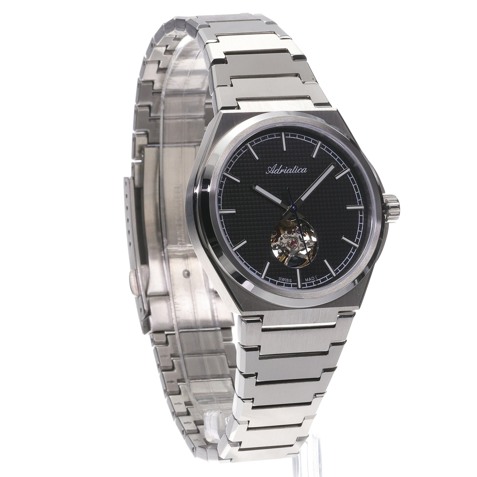 Adriatica A83485114A Automatic klasyczny zegarek srebrny - miniatura 3