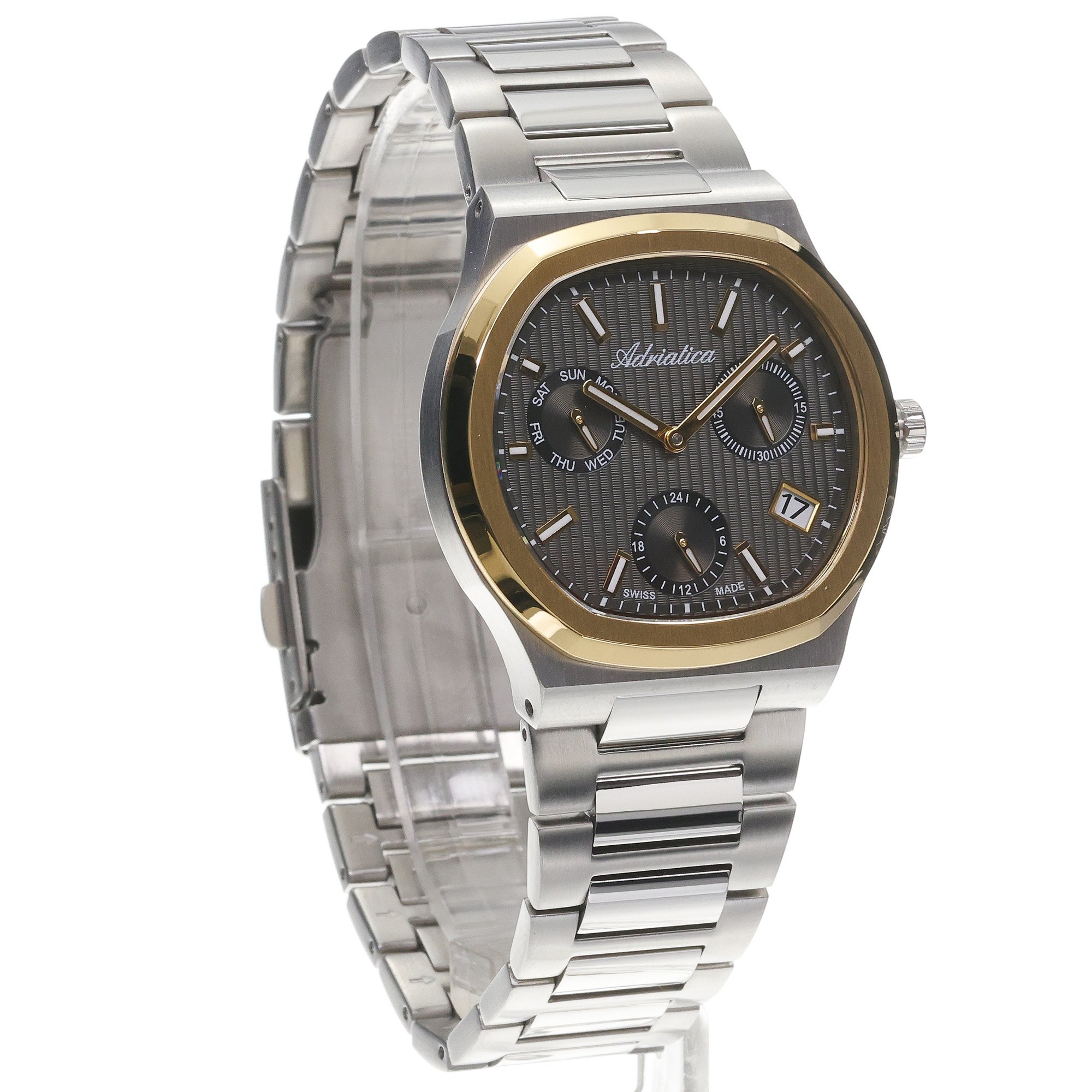 Adriatica A83492116QF Bransoleta zegarek męski elegancki szafirowe - miniatura 3