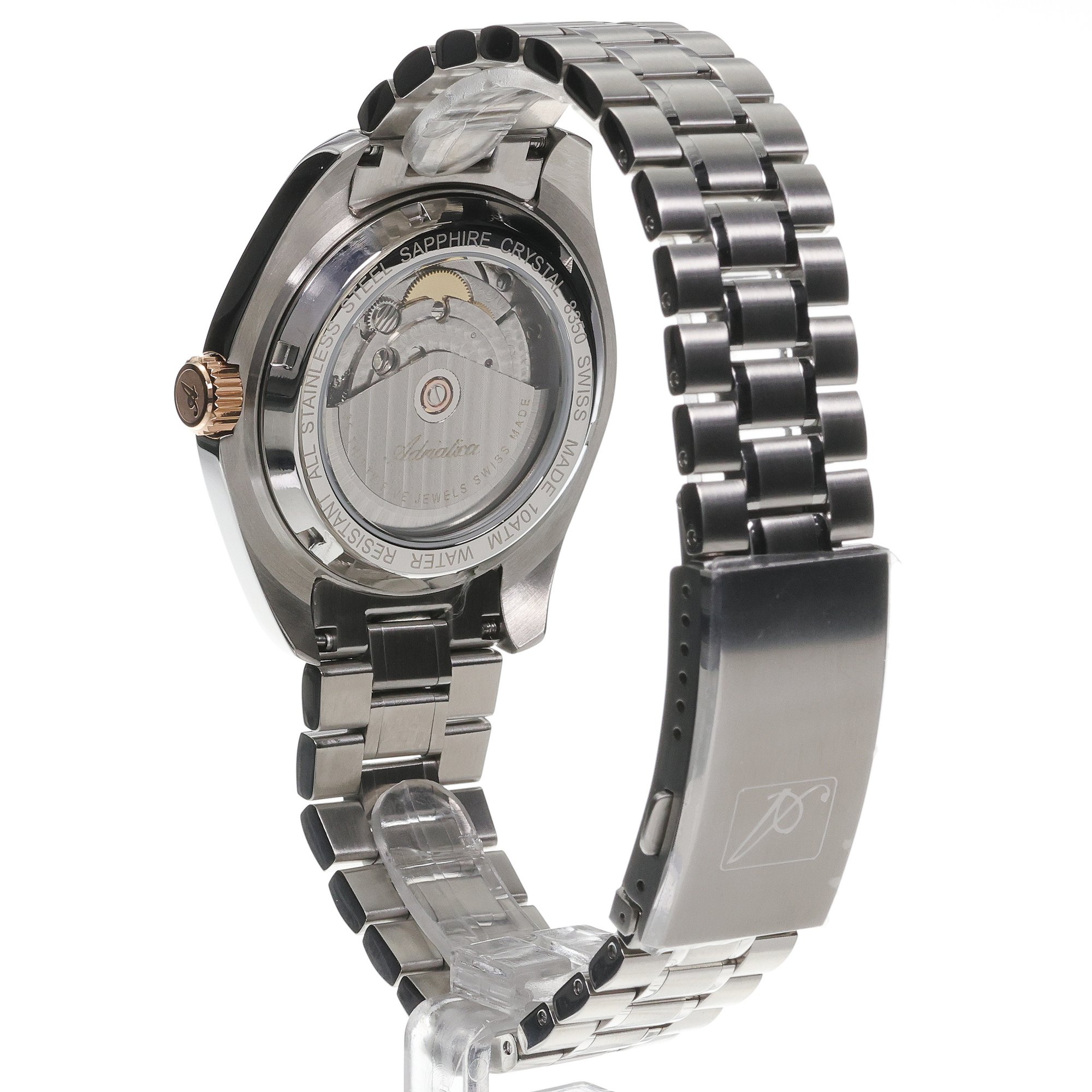 Adriatica A8350R116A męski zegarek Automatic bransoleta