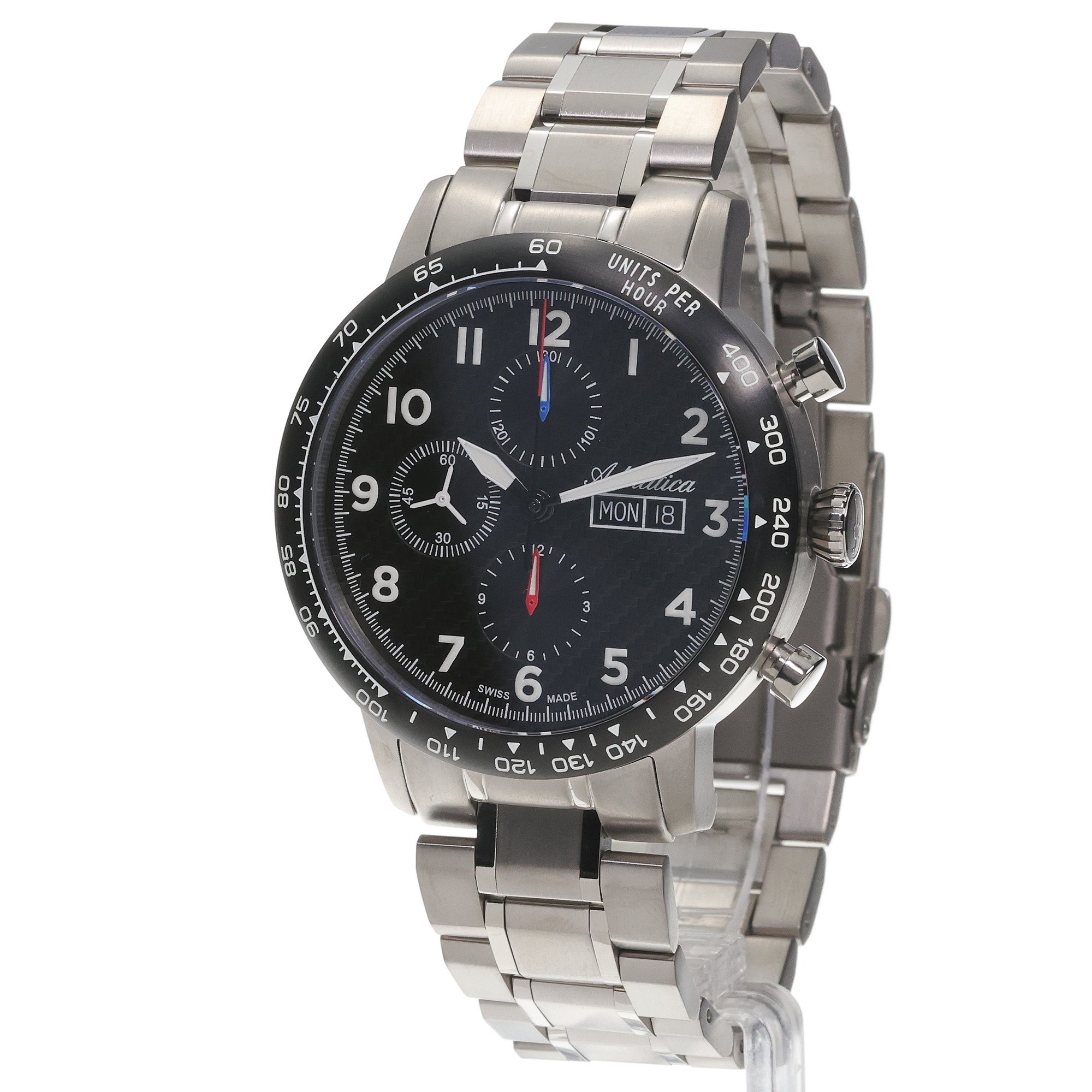 Adriatica A83834124ACH zegarek srebrny klasyczny Automatic bransoleta - miniatura 3