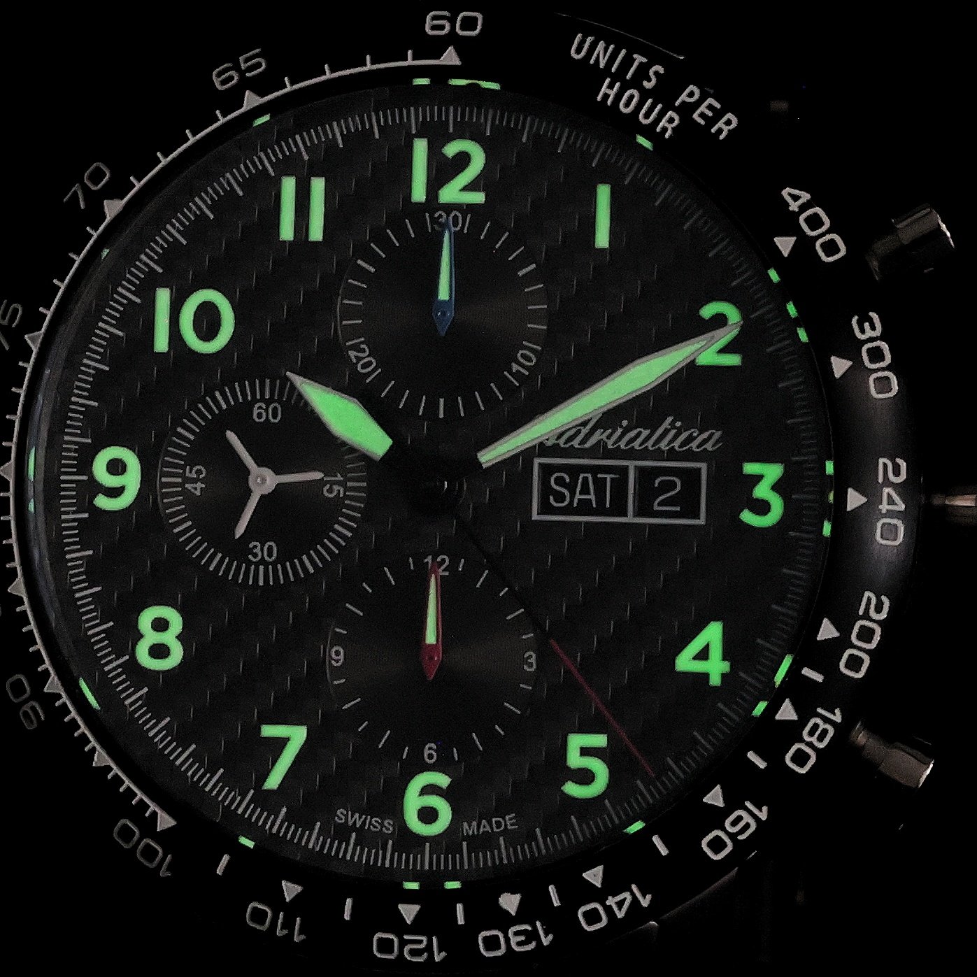 Adriatica A83834126ACH zegarek srebrny elegancki Męskie bransoleta