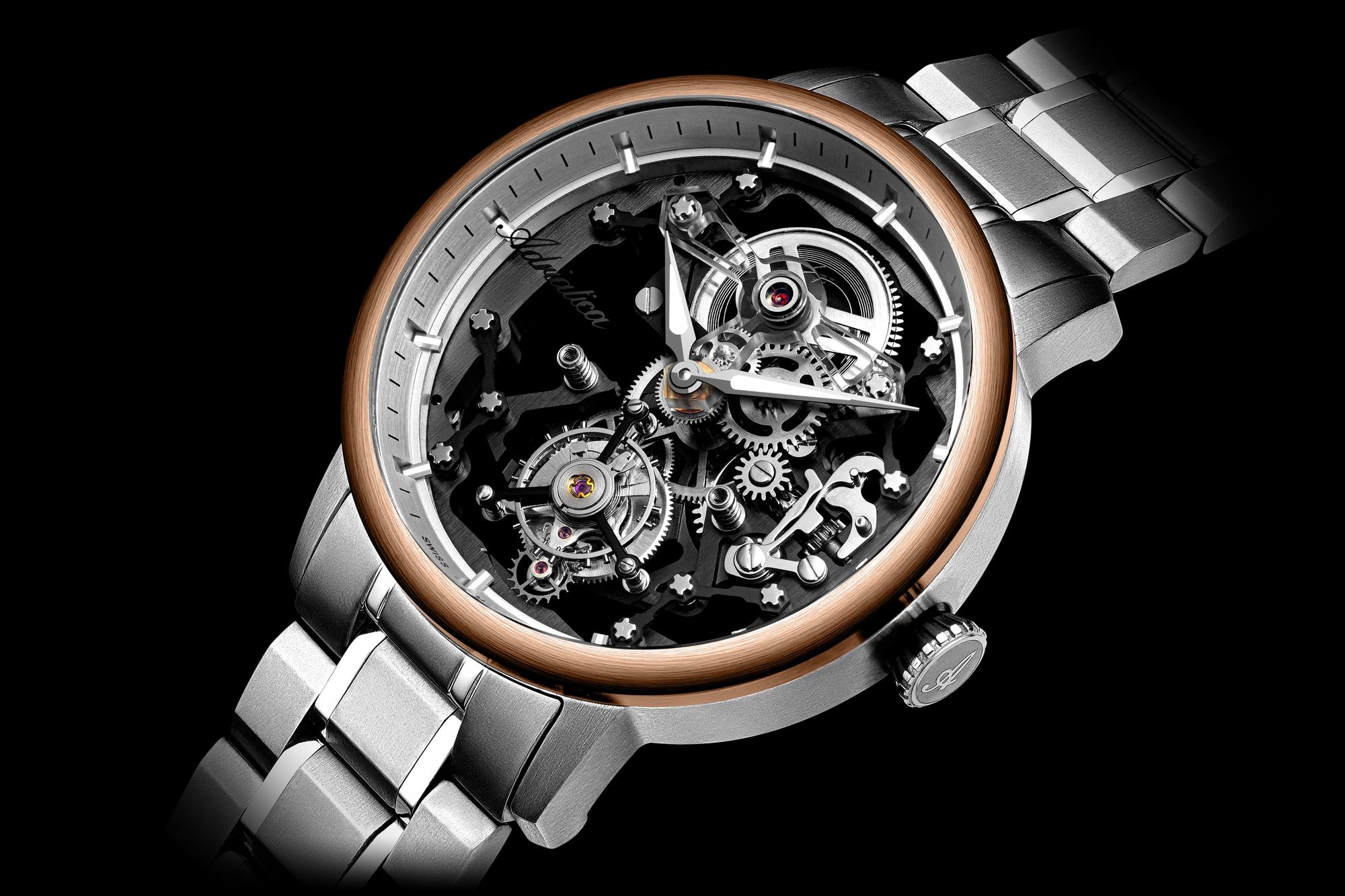 Adriatica A88886117M Tourbillon Tourbillon Skeleton Limited Edition zegarek męski luksusowy szafirowe - miniatura 7