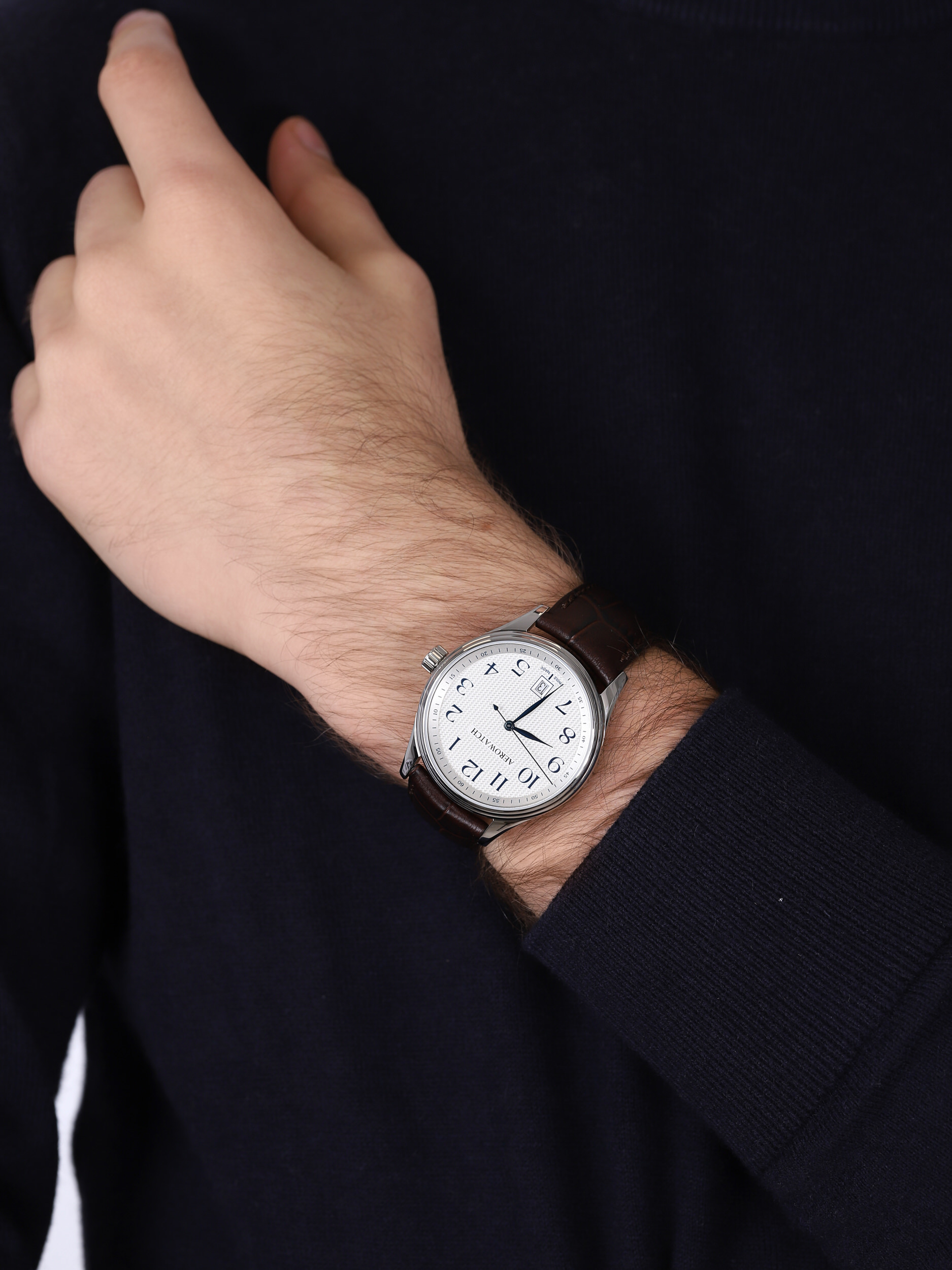 Aerowatch 42979-AA01 LES GRANDES CLASSIQUES QUARTZ zegarek klasyczny Les Grandes Classiques - miniatura 3