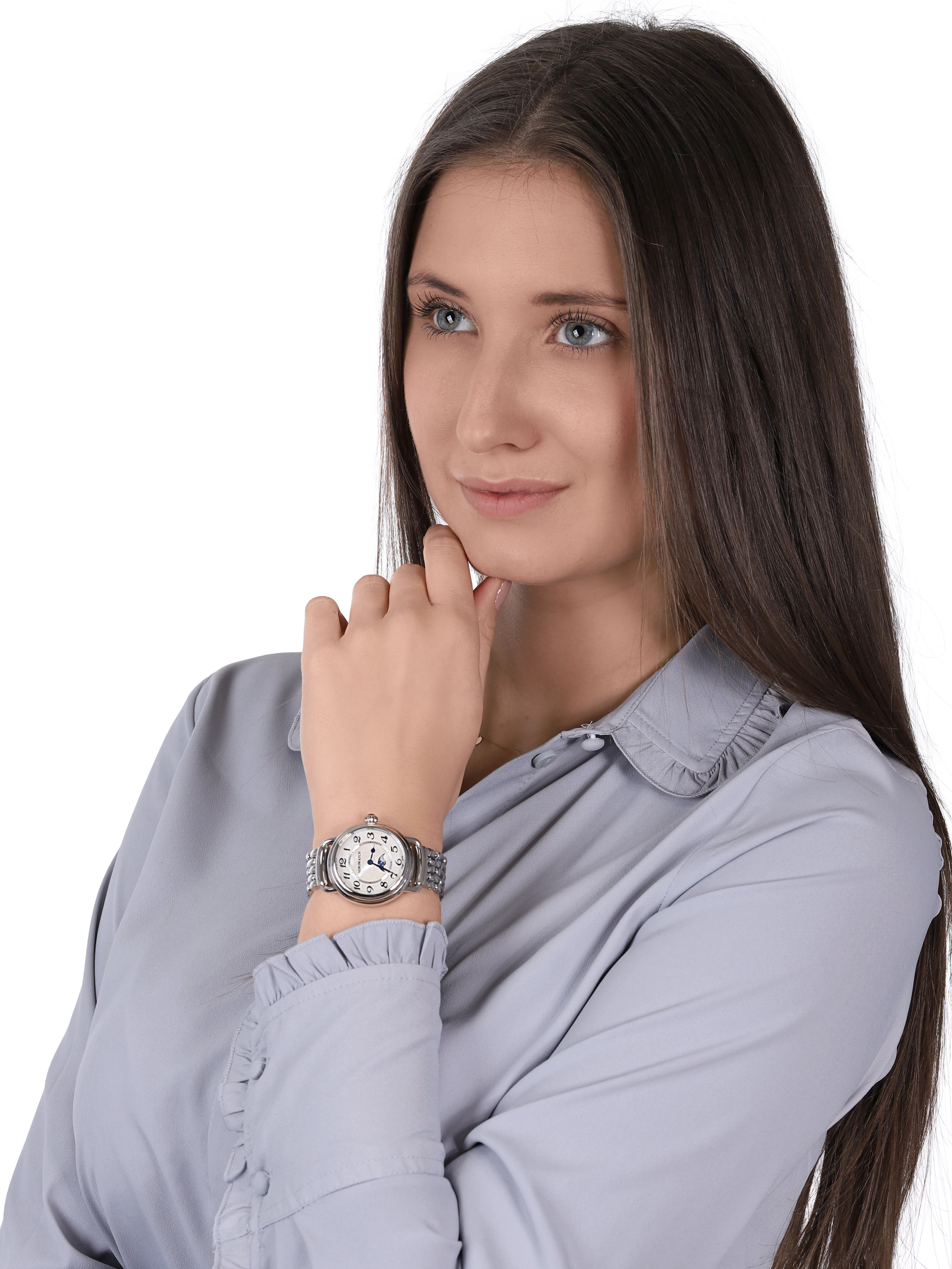 Aerowatch 43960-AA02-M 1942 MOON PHASES zegarek klasyczny 1942 - miniatura 2