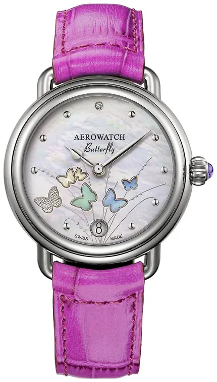 Aerowatch 44960-AA05 Les Grandes Classiques 1942 BUTTERFLY - zdjęcie 1
