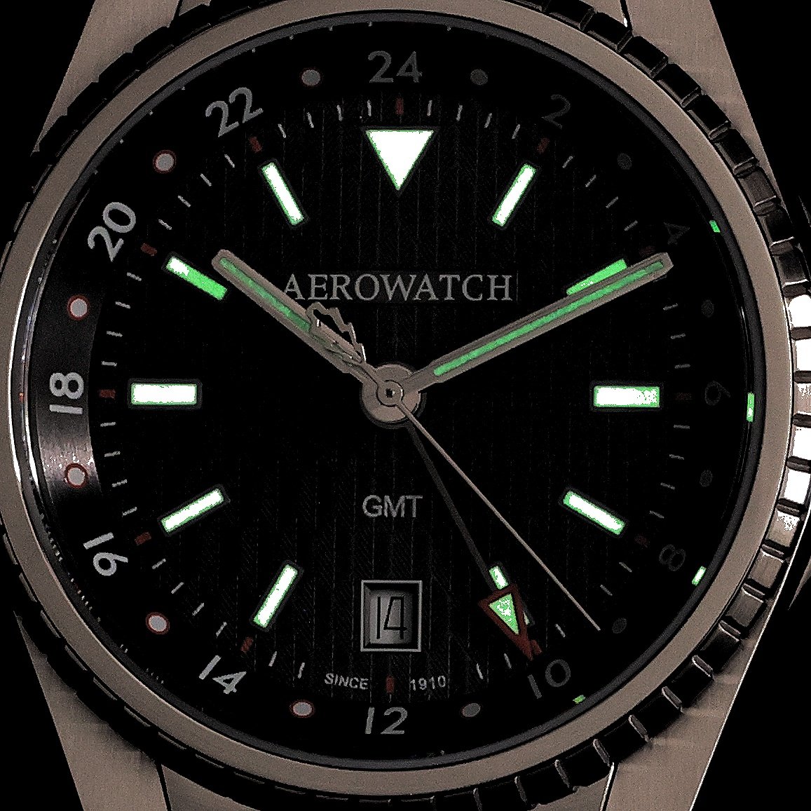 Aerowatch 44999-AA01 zegarek męski klasyczny Milan pasek