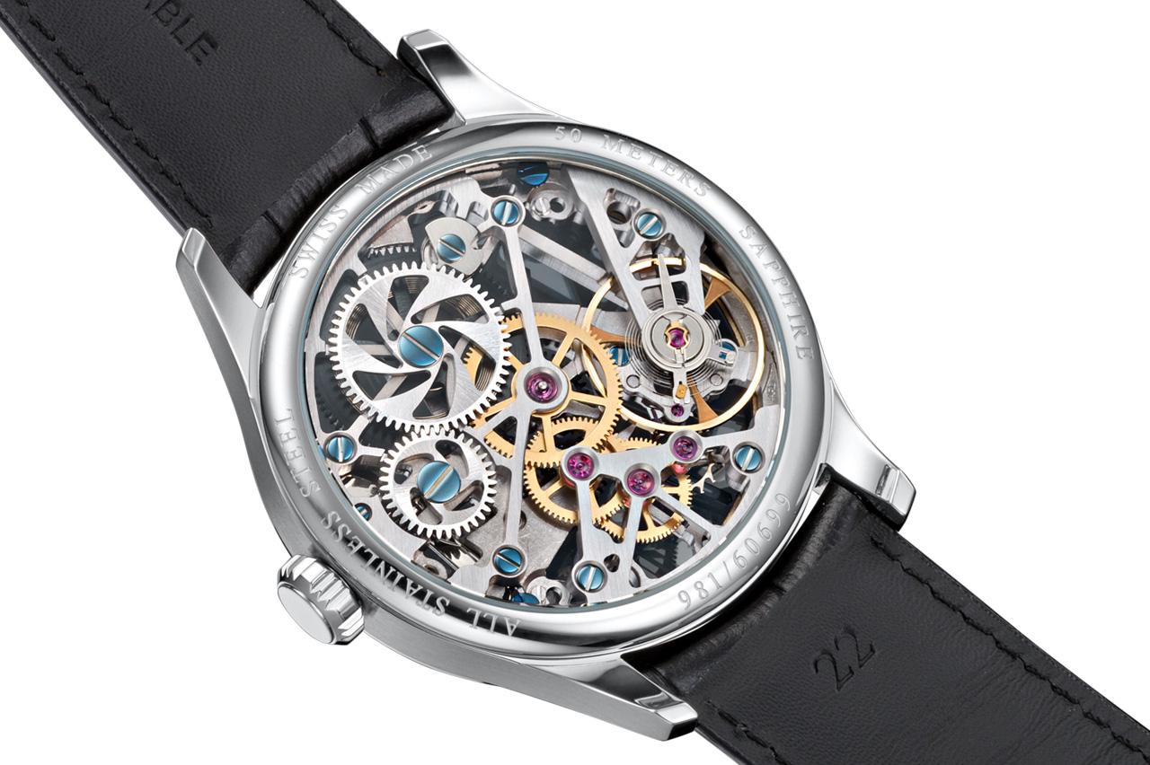 Aerowatch 50981-AA12 zegarek srebrny klasyczny Renaissance pasek - miniatura 3
