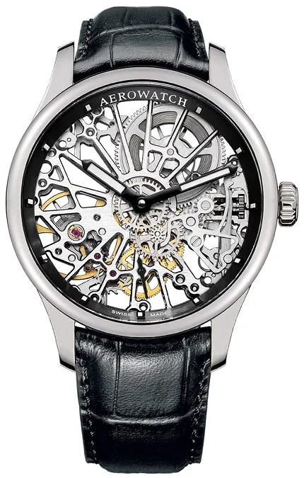 Aerowatch 50981-AA17 Renaissance RENAISSANCE SKELETON COBWEB - zdjęcie 1