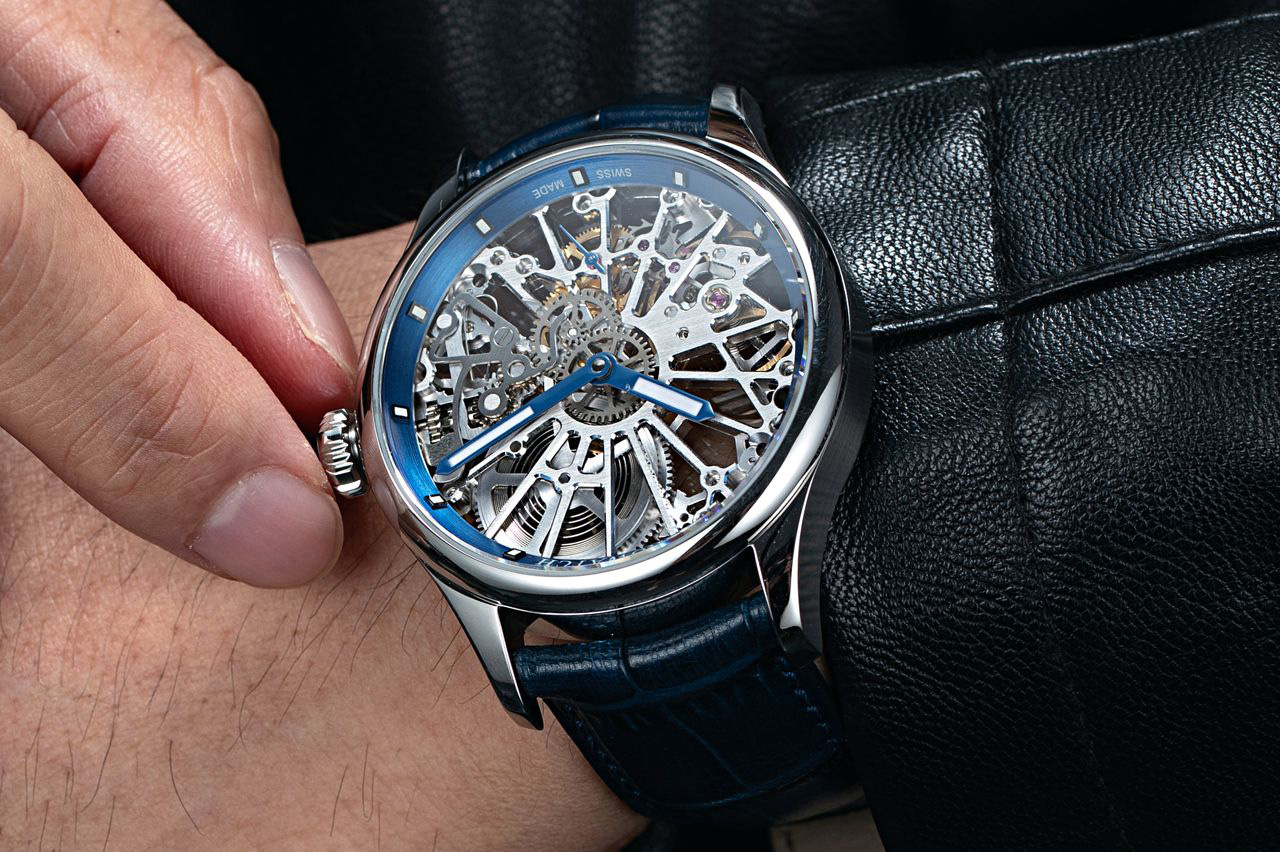 Aerowatch 50981-AA19 RENAISSANCE BIG MECHANICAL SKELETON Renaissance klasyczny zegarek srebrny - miniatura 10