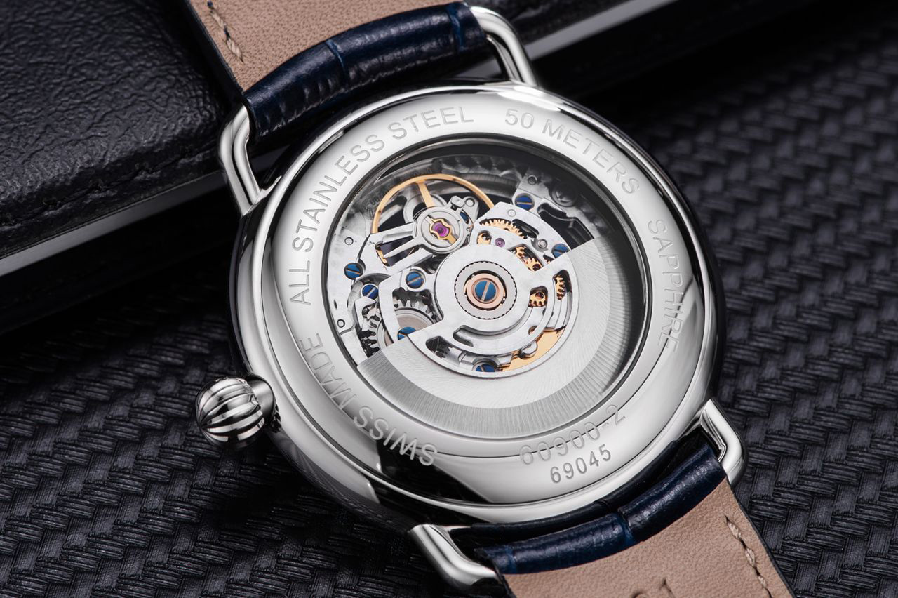 Aerowatch 60900-AA22 1942 1942 AUTOMATIC zegarek męski klasyczny szafirowe - miniatura 9