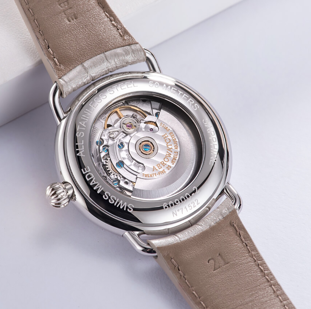 Aerowatch 60900-AA24 1942 LADY AUTOMATIC zegarek klasyczny 1942 - miniatura 4