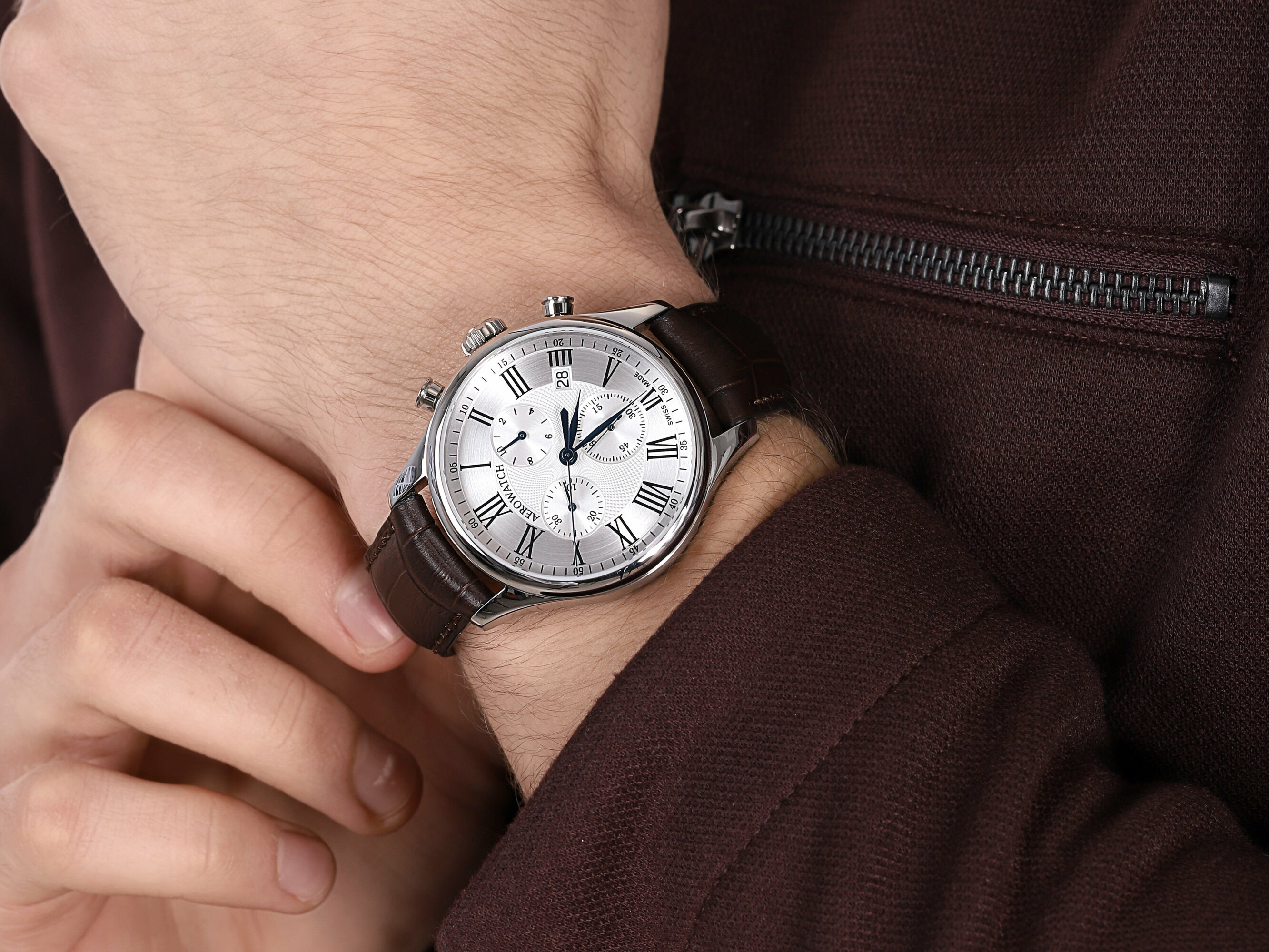 Aerowatch 79986-AA01 zegarek męski Renaissance - miniatura 4