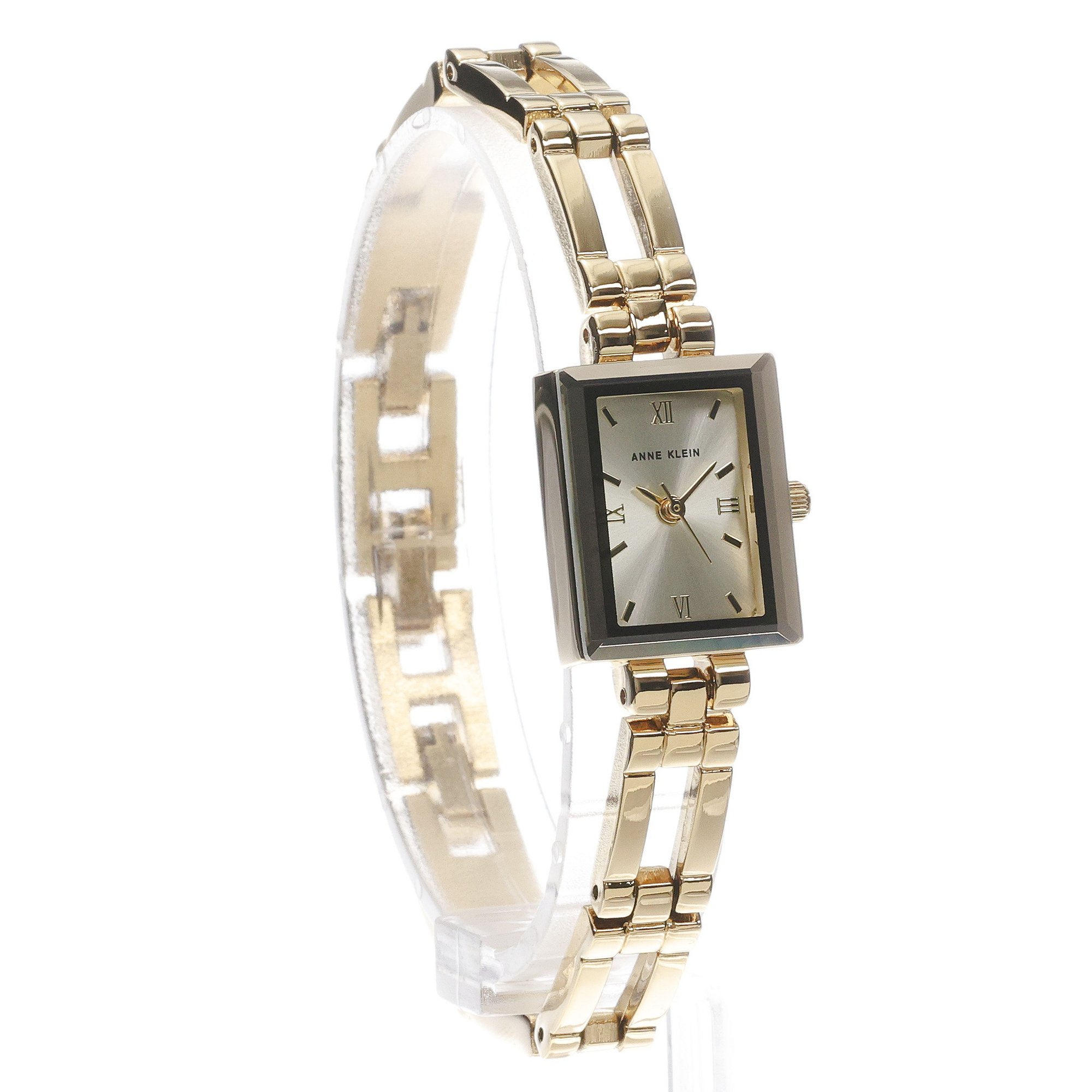 Anne Klein 10-4898CHGP Iconic Rectangular Case Bangle Watch zegarek biżuteryjny Anne Klein - miniatura 3