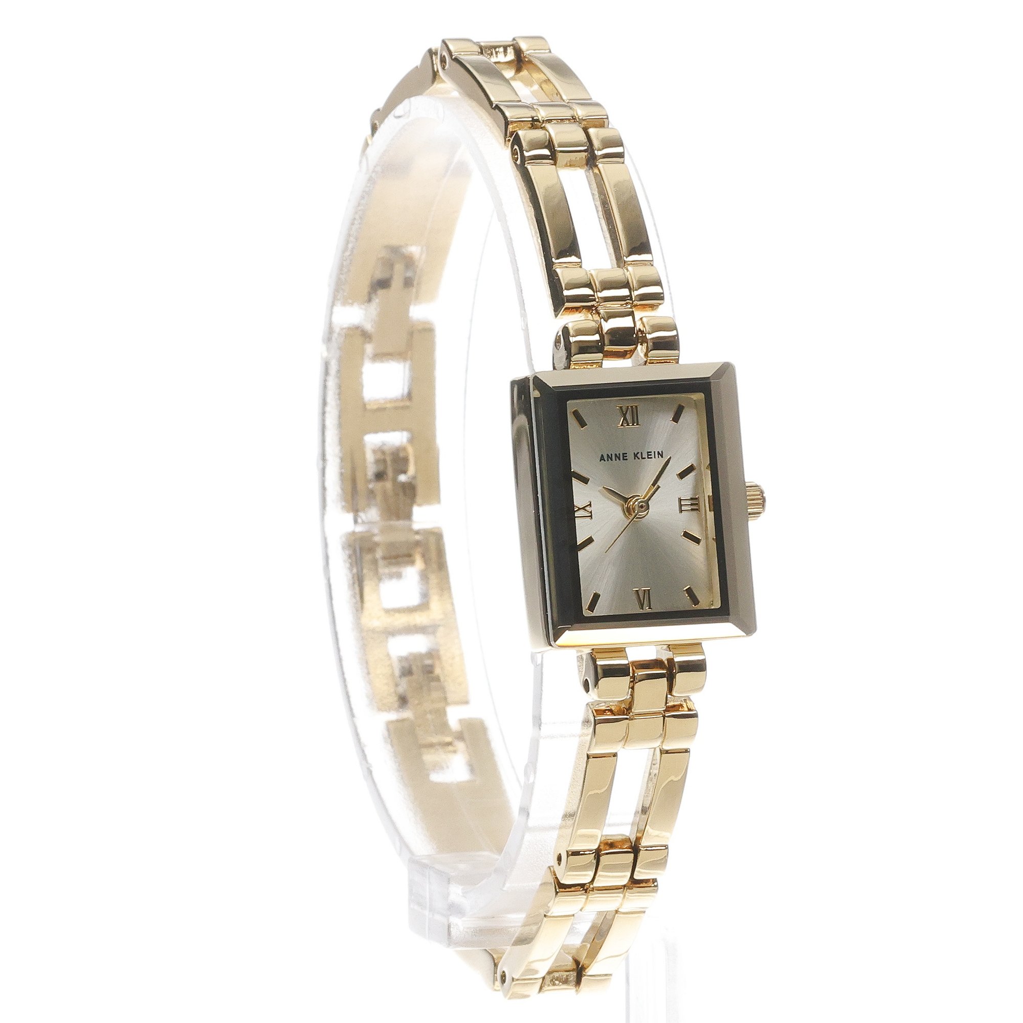Anne Klein 10-4898GPST Iconic Rectangular Case Bangle Watch Set zegarek biżuteryjny Anne Klein - miniatura 3