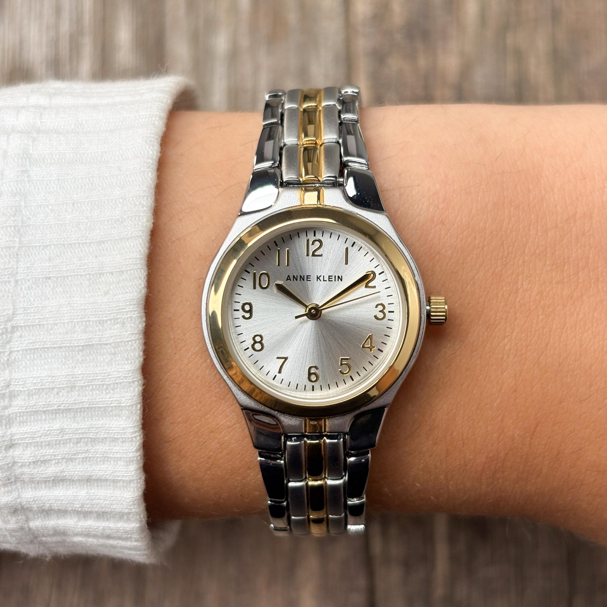 Anne Klein 10-5491SVTT zegarek srebrny fashion-modowy Bransoleta bransoleta - miniatura 5
