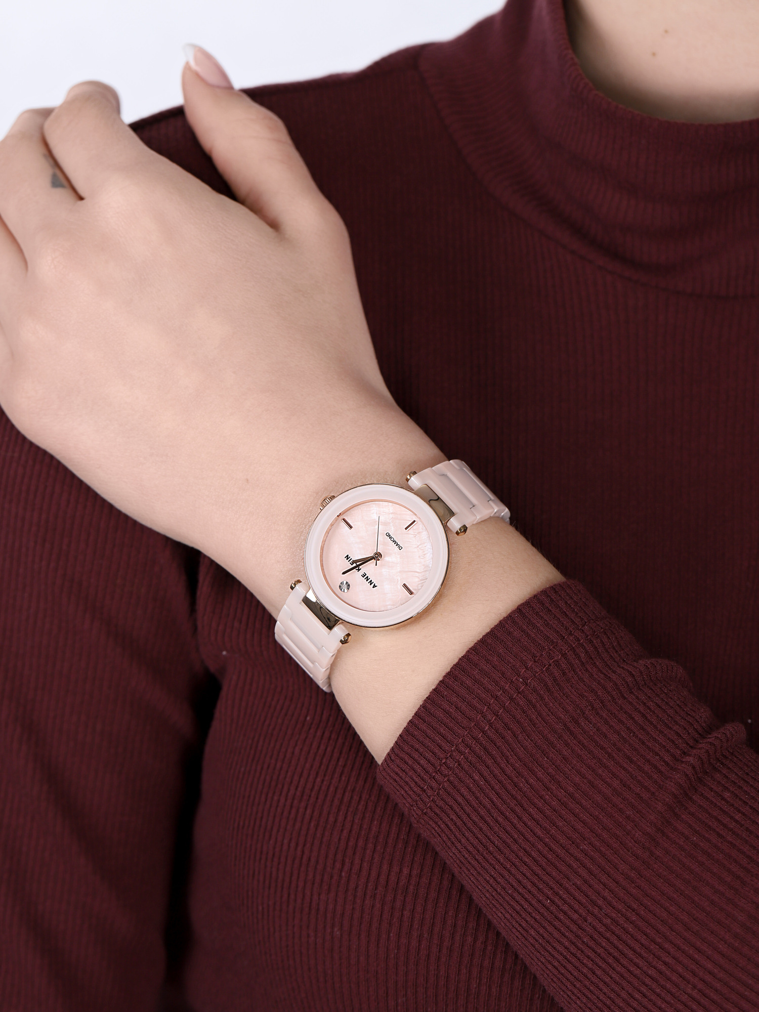 Anne Klein AK-1018PMLP damski zegarek Bransoleta bransoleta - miniatura 3