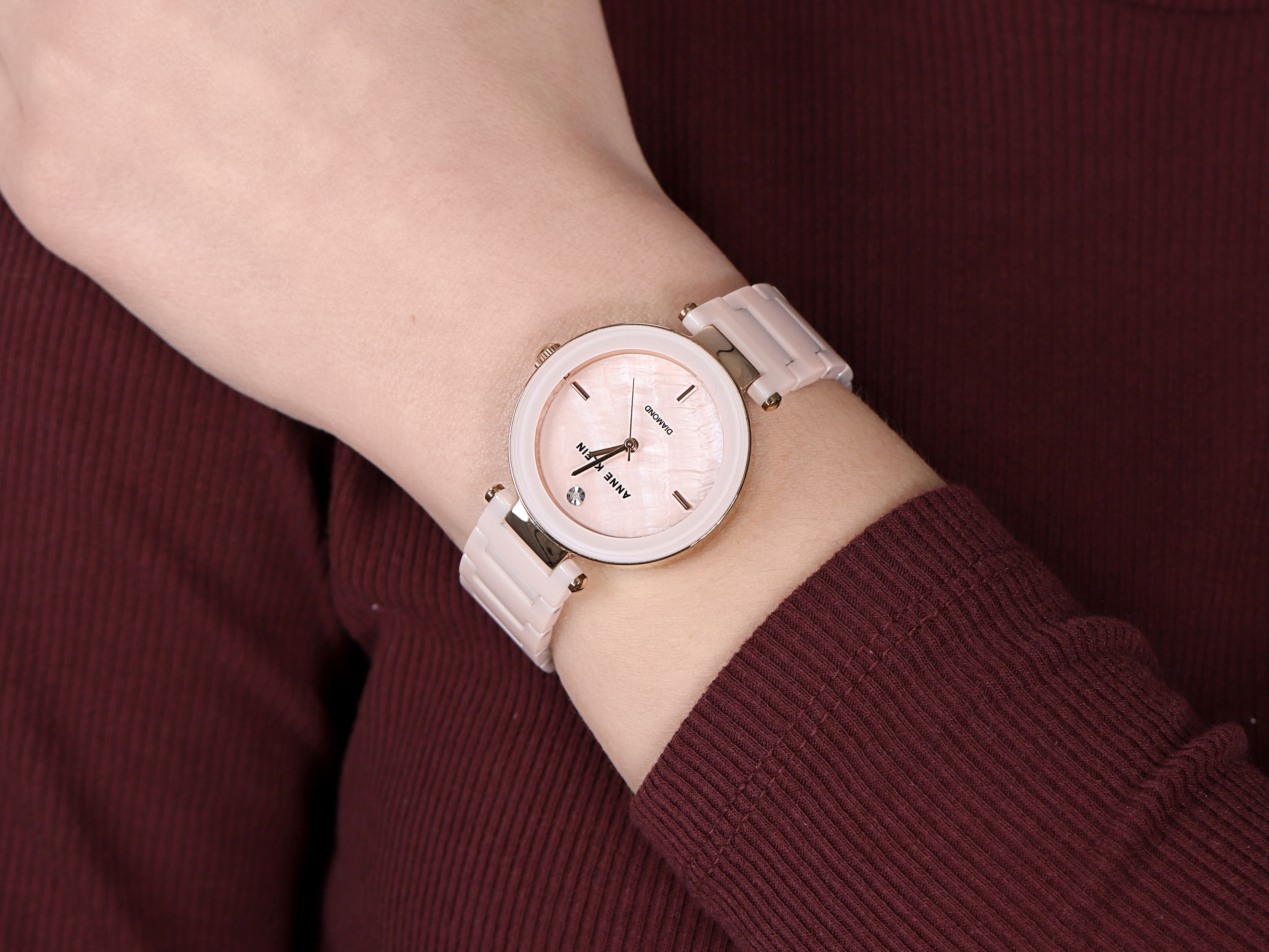 Anne Klein AK-1018PMLP zegarek damski Bransoleta - miniatura 4