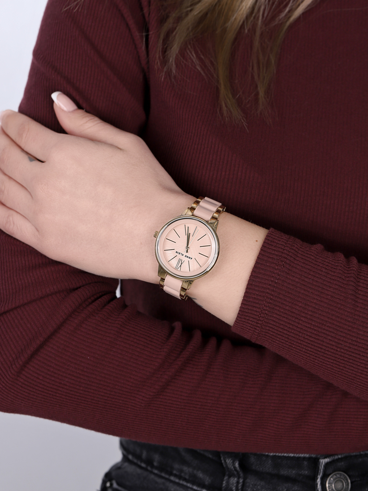 Anne Klein AK-1412BMGB damski zegarek Bransoleta bransoleta - miniatura 3