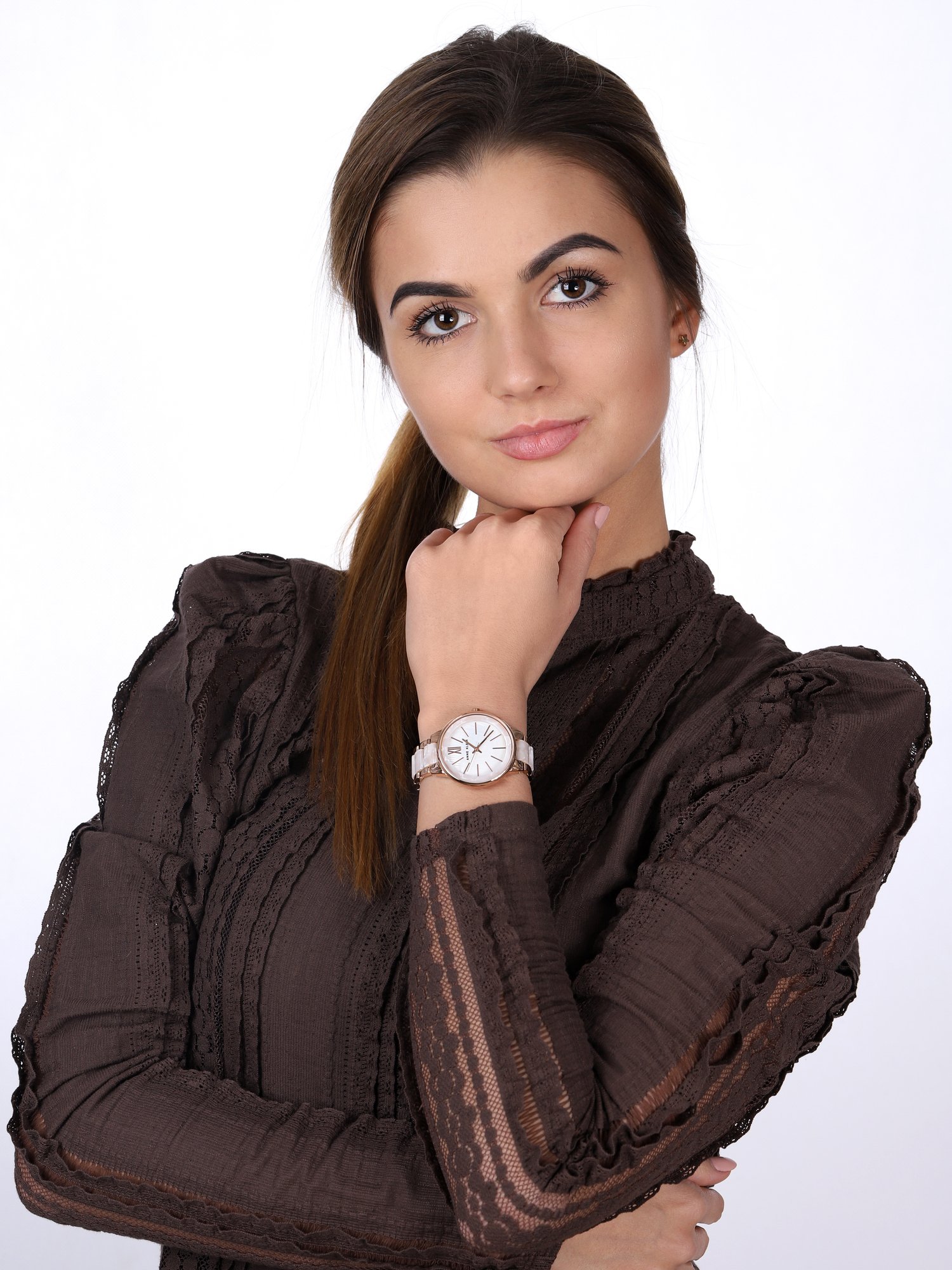 Anne Klein AK-1412RGWT zegarek damski Bransoleta - miniatura 2