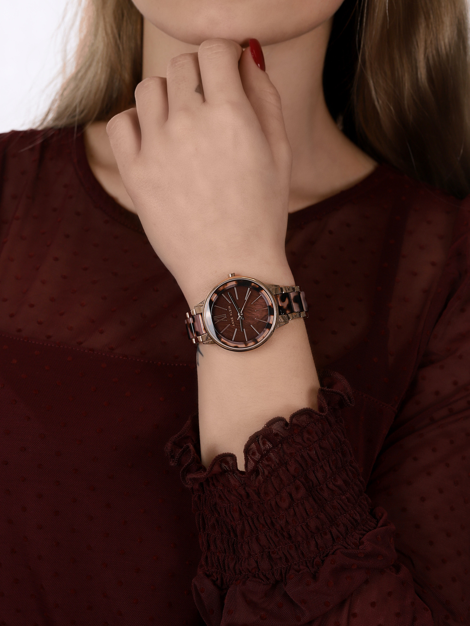 Anne Klein AK-1412TORG zegarek różowe złoto fashion/modowy Bransoleta bransoleta - miniatura 3