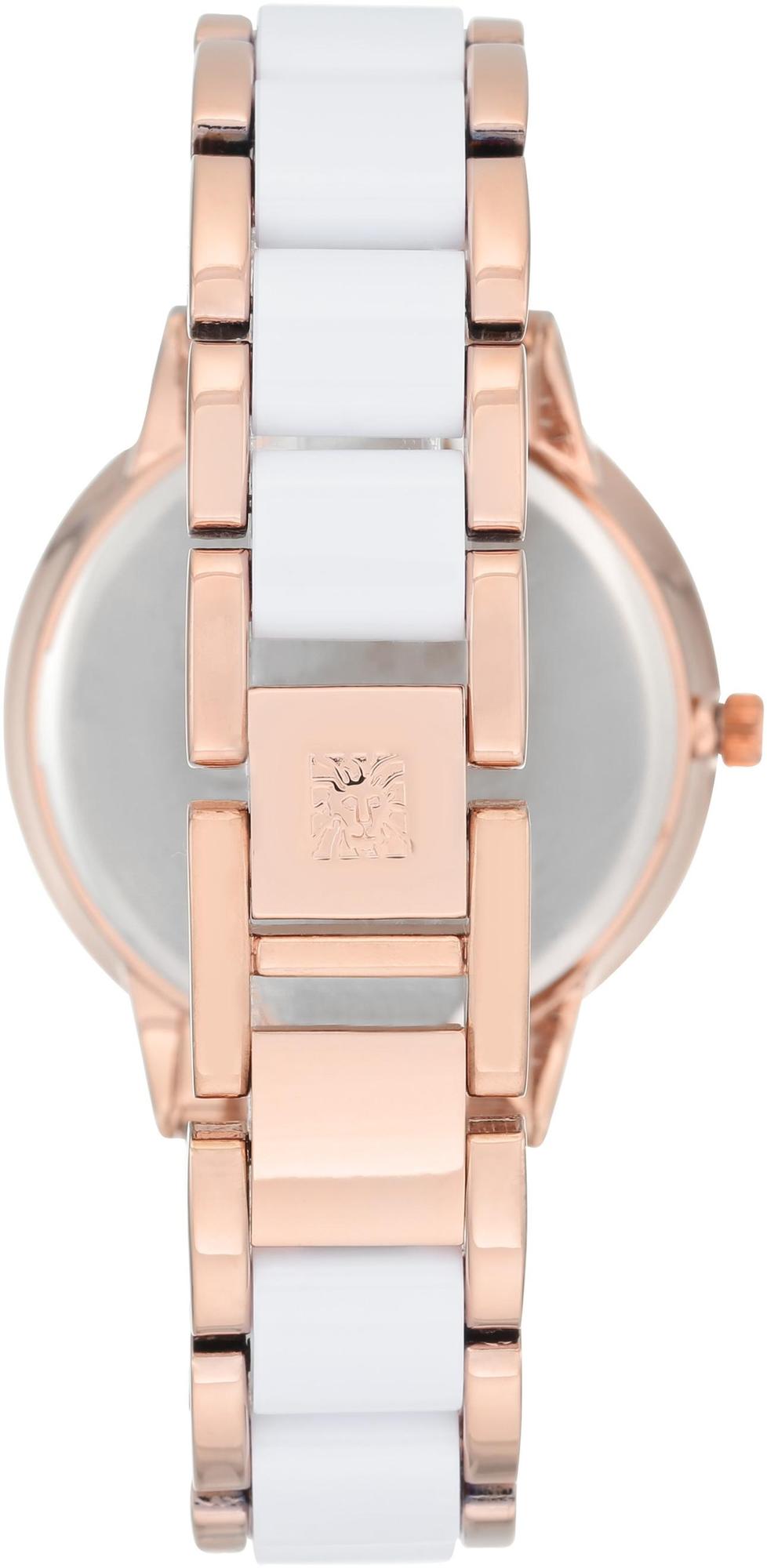 Anne Klein AK-1412WTRG zegarek różowe złoto fashion-modowy Bransoleta bransoleta - miniatura 6