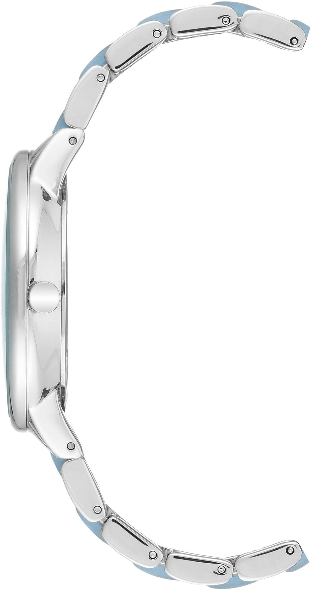 Anne Klein AK-1413LBSV zegarek srebrny klasyczny Bransoleta bransoleta - miniatura 5