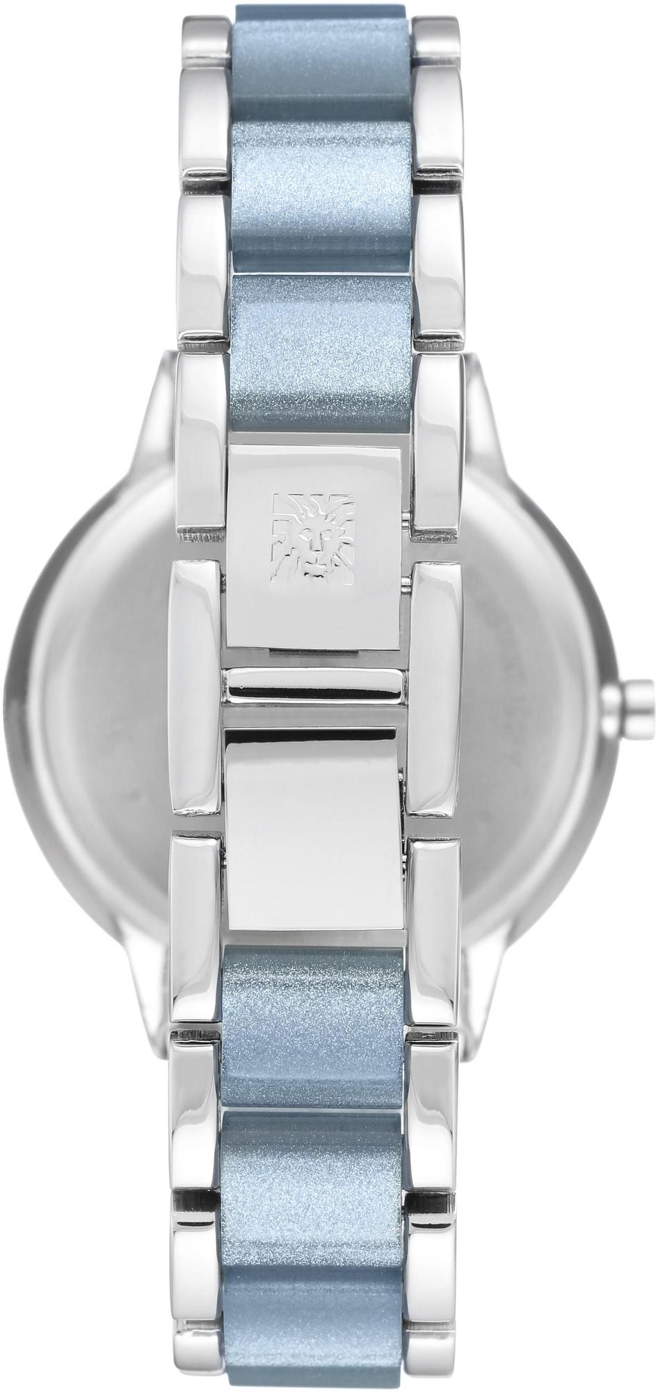 Anne Klein AK-1413LBSV zegarek srebrny klasyczny Bransoleta bransoleta - miniatura 6