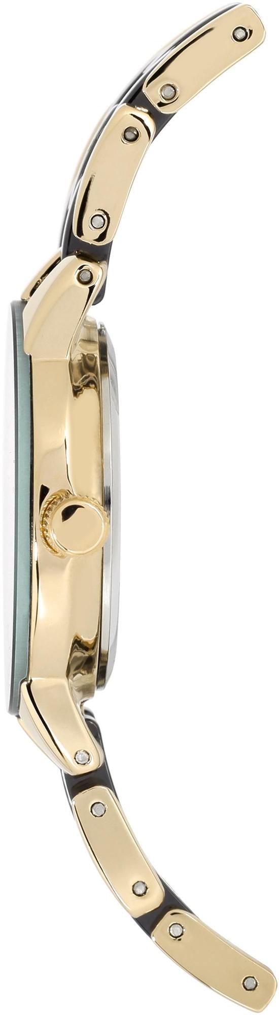 Anne Klein AK-1610BKGB zegarek złoty fashion-modowy Bransoleta bransoleta - miniatura 5