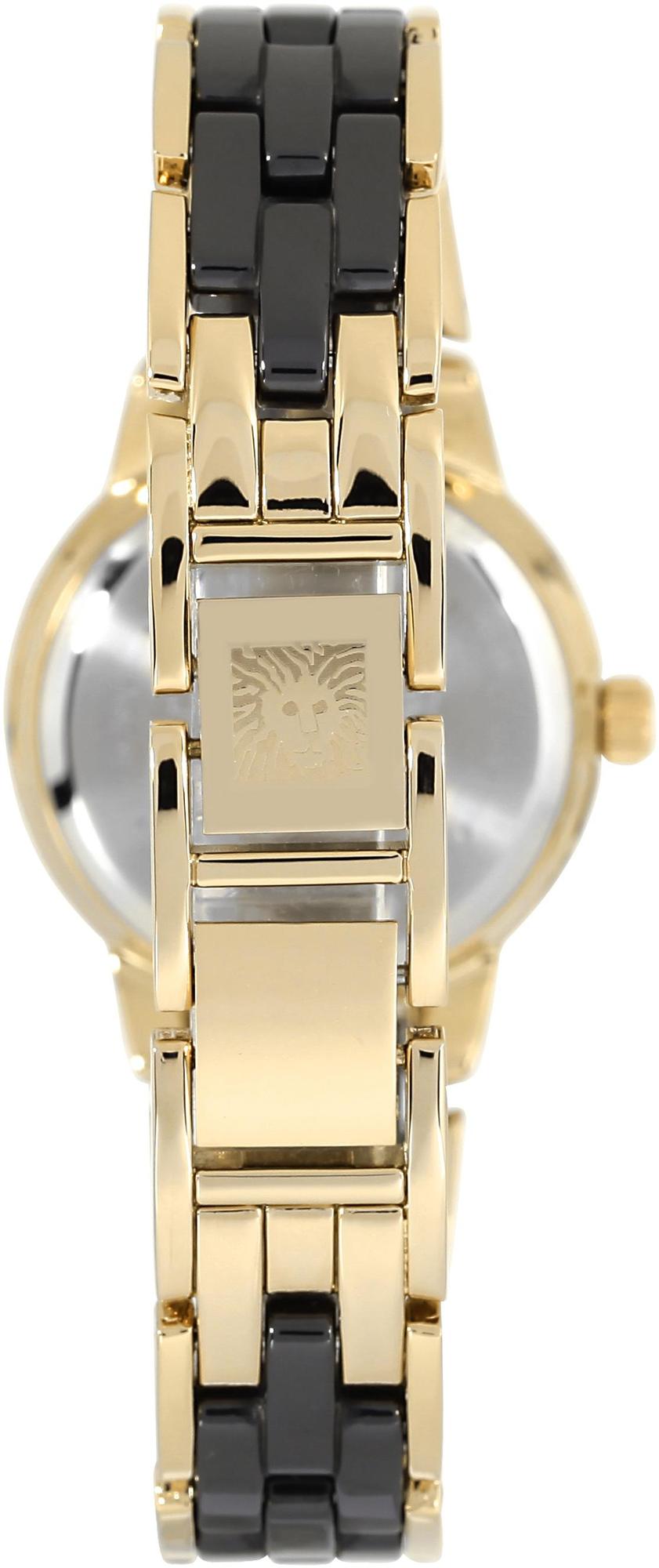 Anne Klein AK-1610BKGB zegarek złoty fashion-modowy Bransoleta bransoleta - miniatura 6