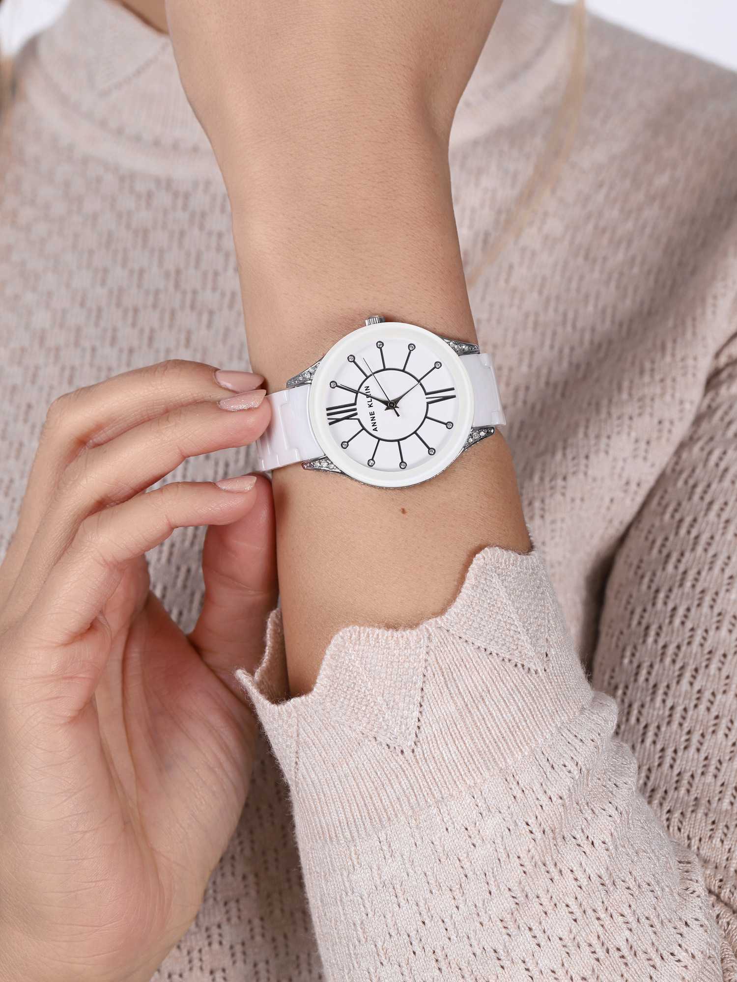 Anne Klein AK-1673WTSV damski zegarek Bransoleta bransoleta - miniatura 3