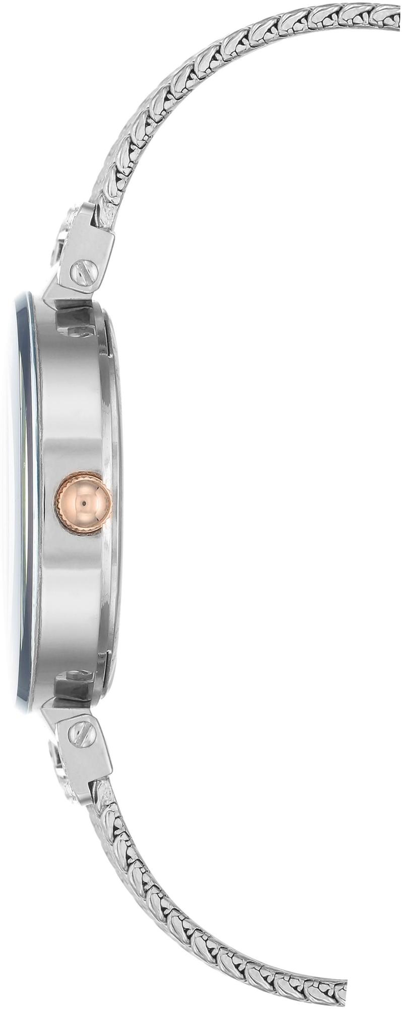Anne Klein AK-1907NVRT zegarek srebrny klasyczny Bransoleta bransoleta - miniatura 5