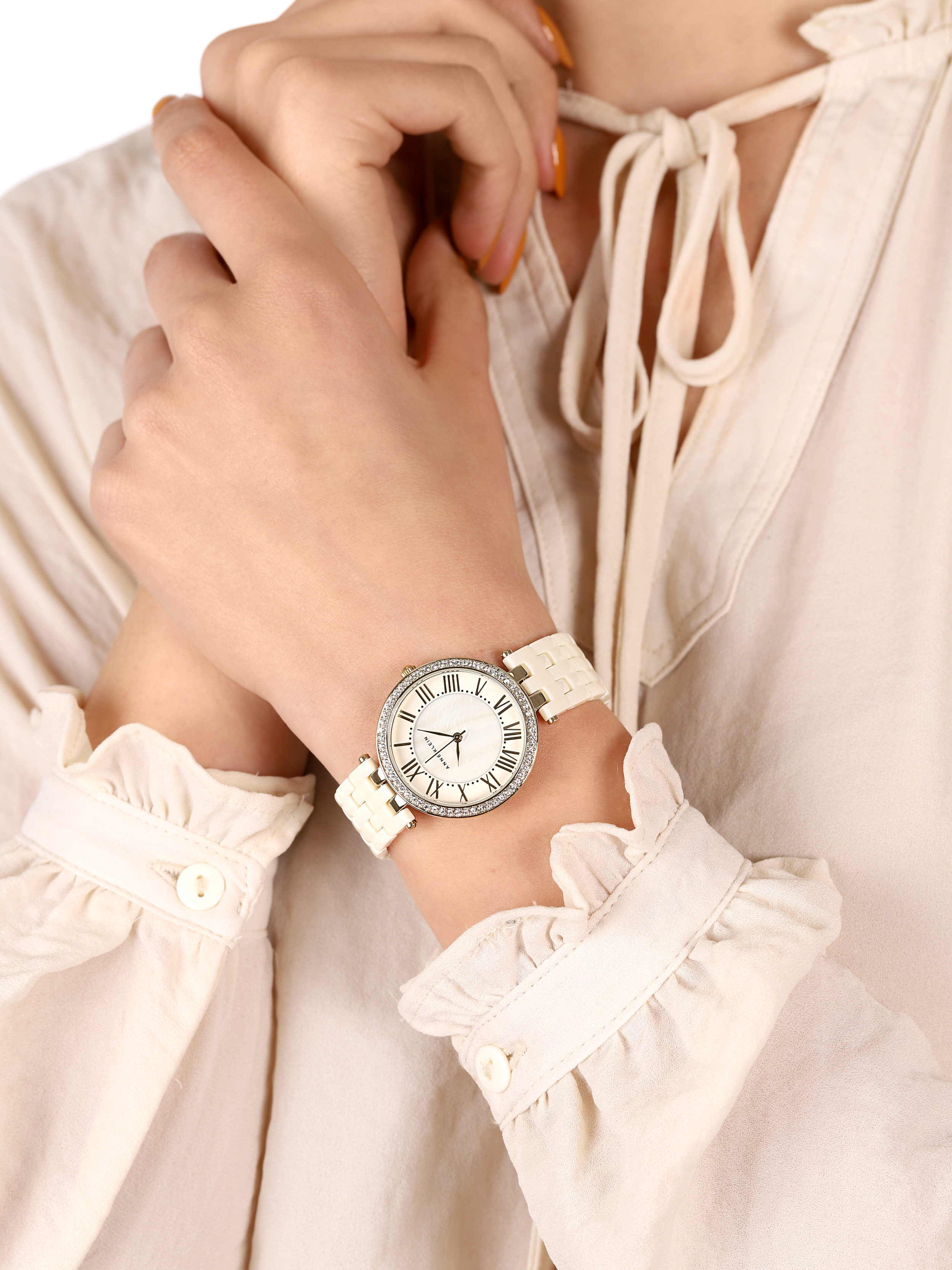 Anne Klein AK-2130IVGB damski zegarek Bransoleta bransoleta - miniatura 3