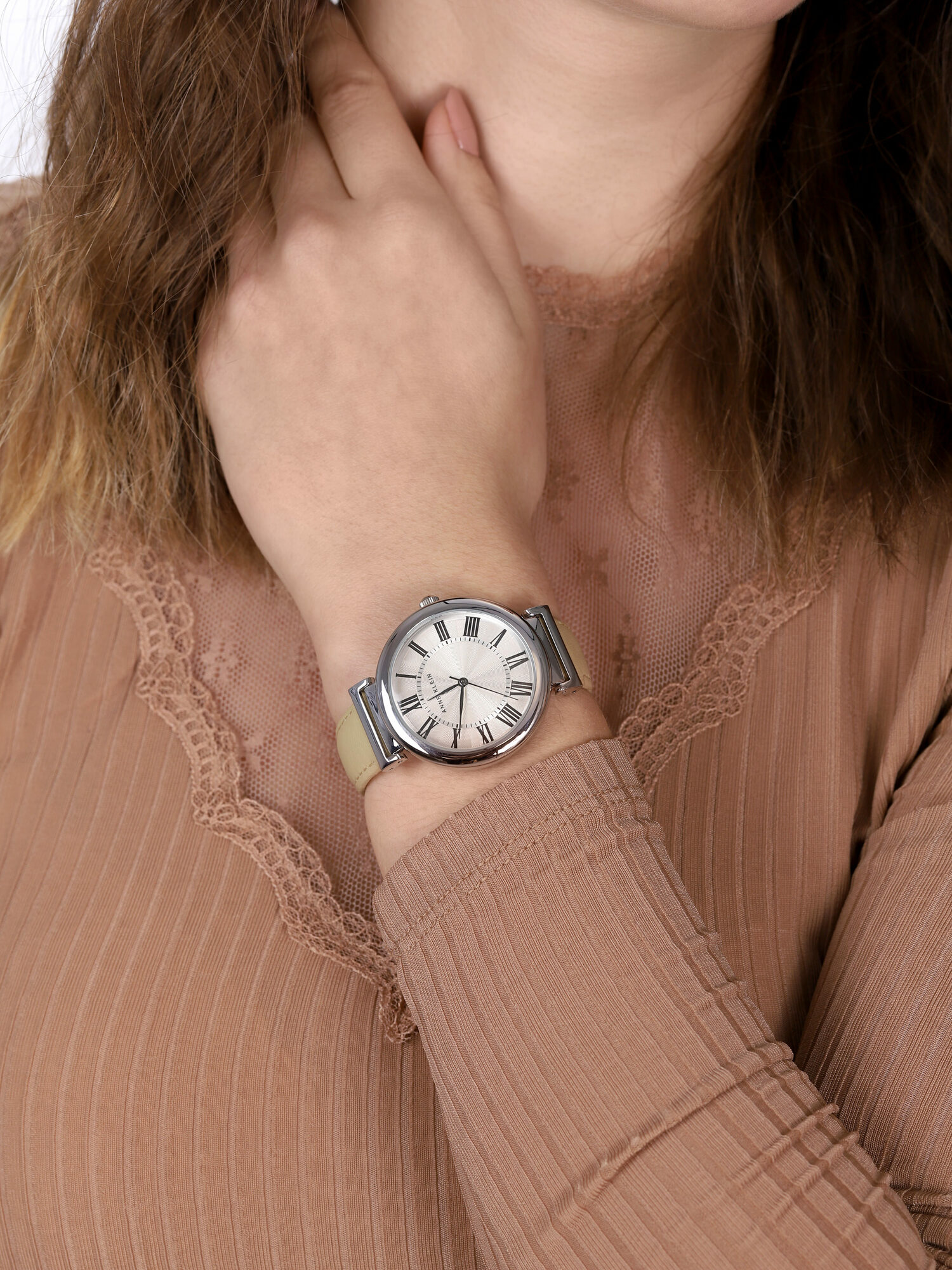Anne Klein AK-2137SVTN damski zegarek Pasek pasek - miniatura 3