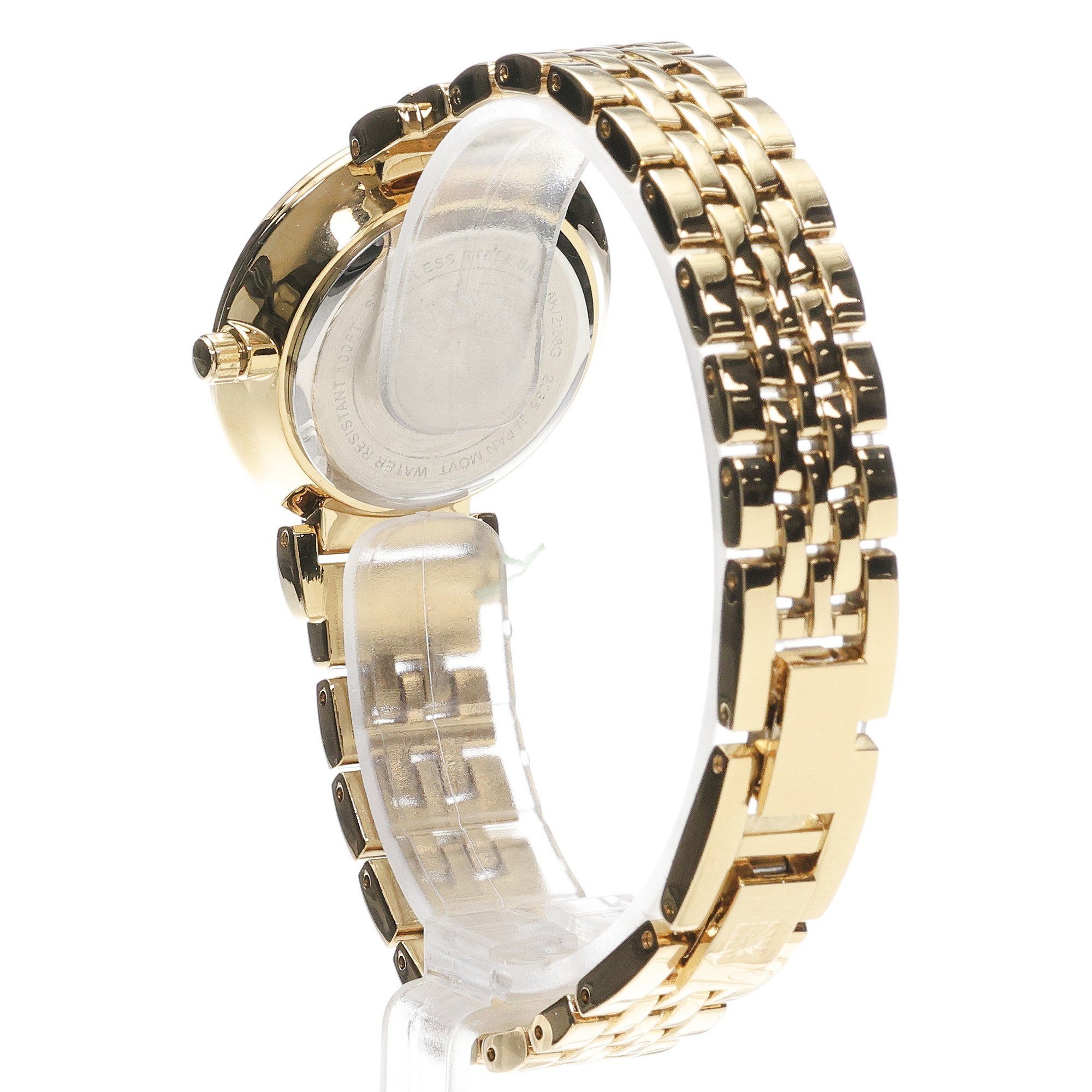Anne Klein AK-2158BKGB zegarek złoty fashion-modowy Bransoleta bransoleta - miniatura 4