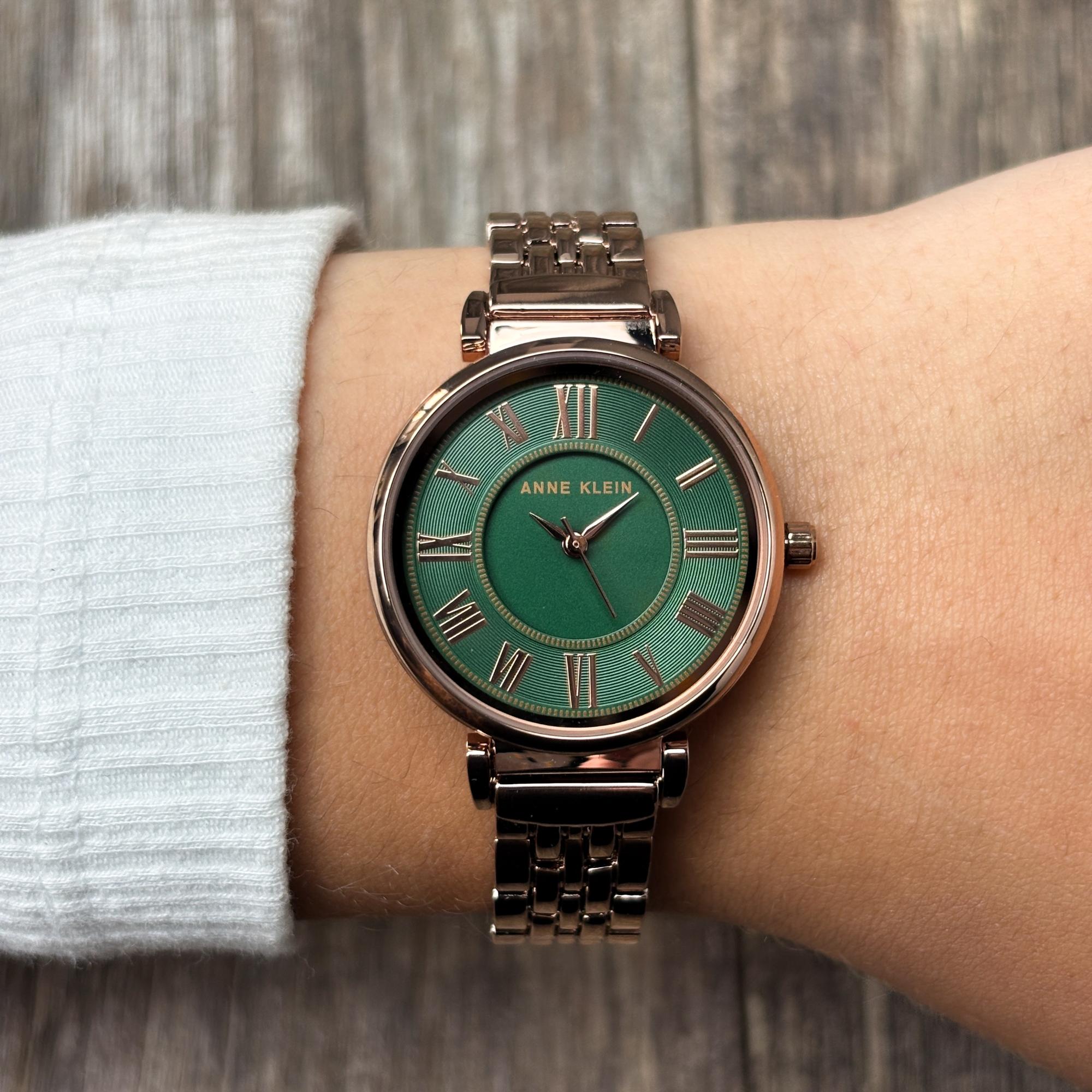 Anne Klein AK-2158GNRG Bransoleta zegarek damski fashion-modowy mineralne - miniatura 8