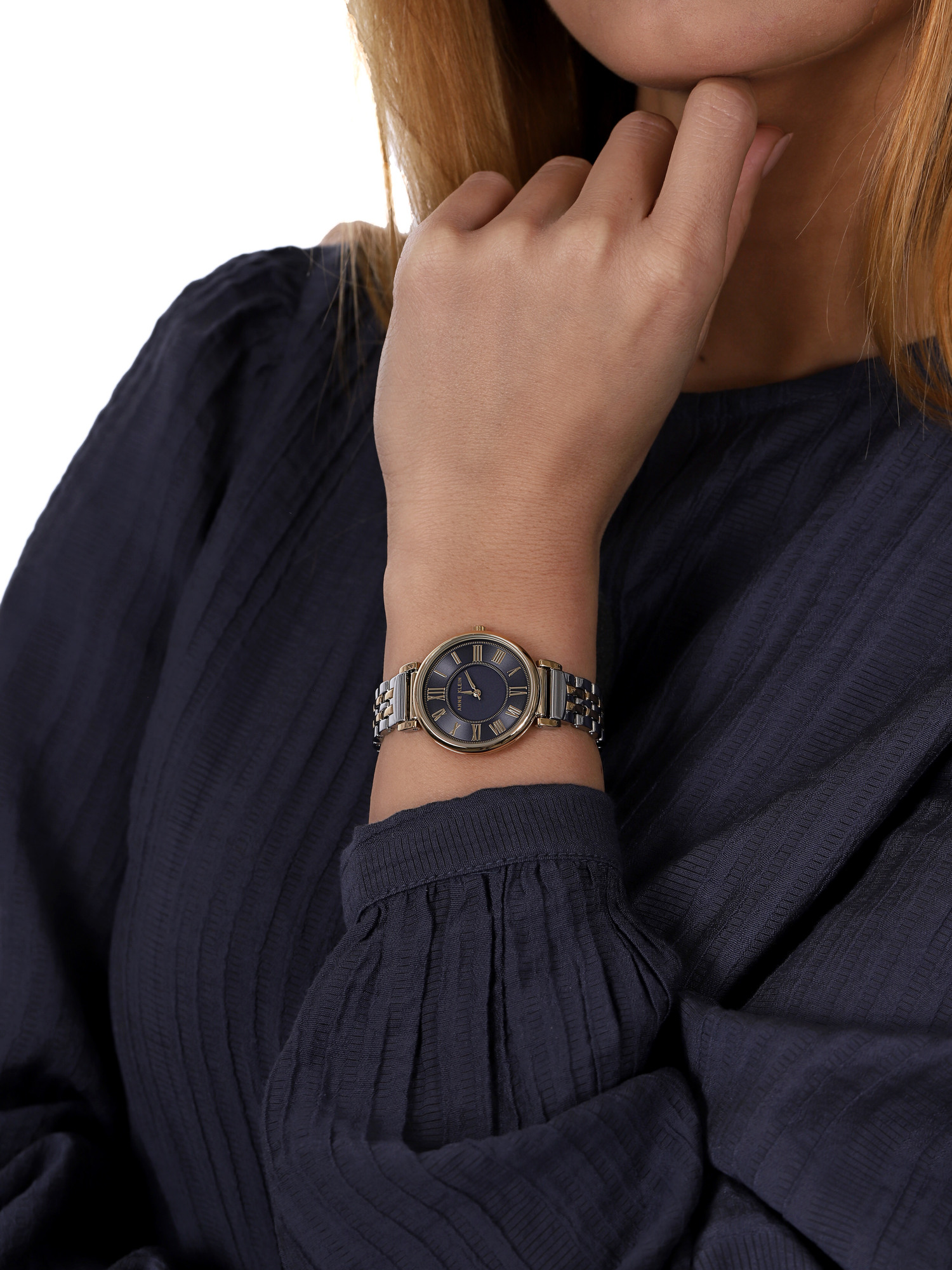 Anne Klein AK-2159NVTT damski zegarek Bransoleta bransoleta - miniatura 3