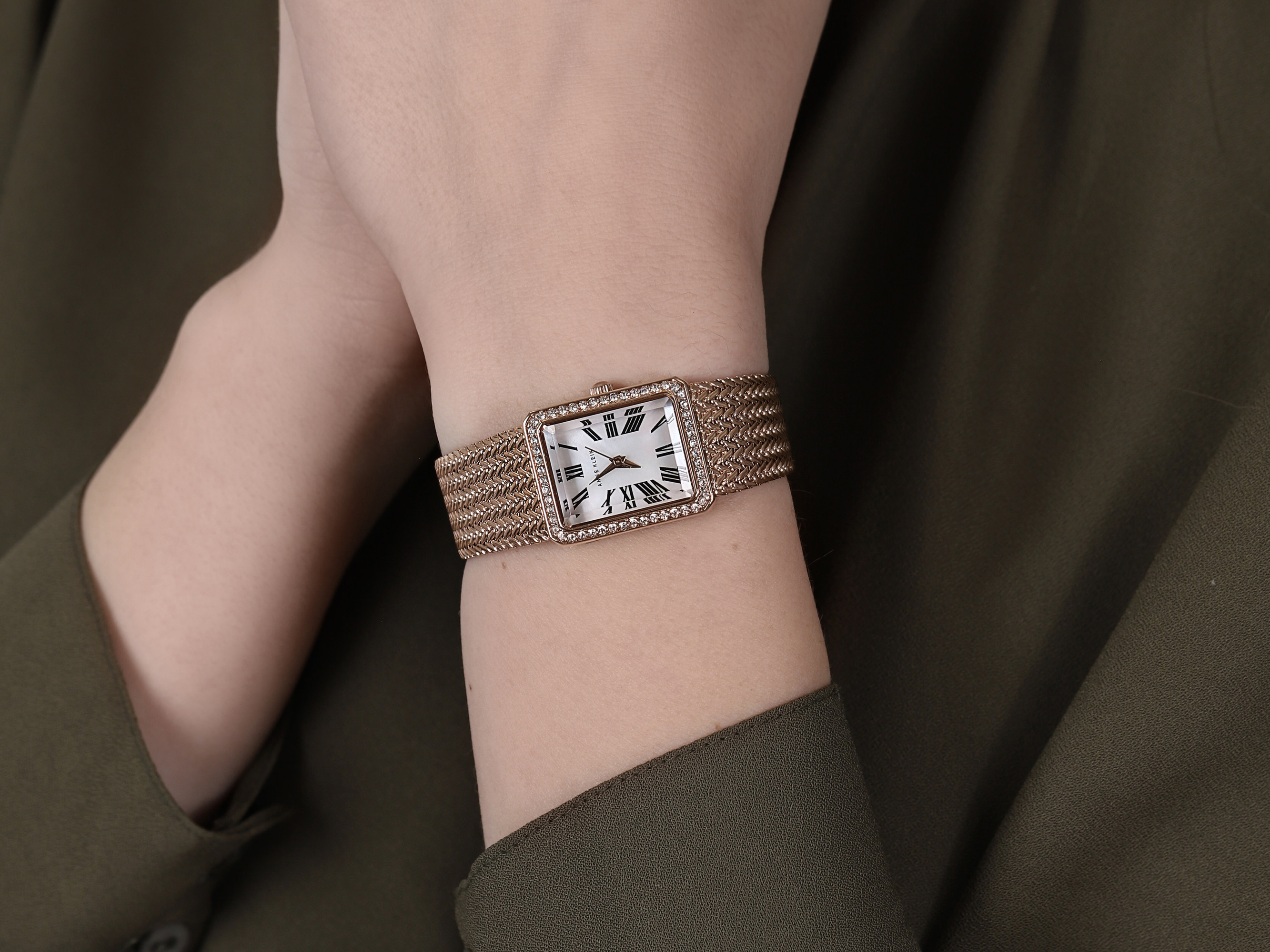 Anne Klein AK-2194MPRG zegarek damski Bransoleta - miniatura 4