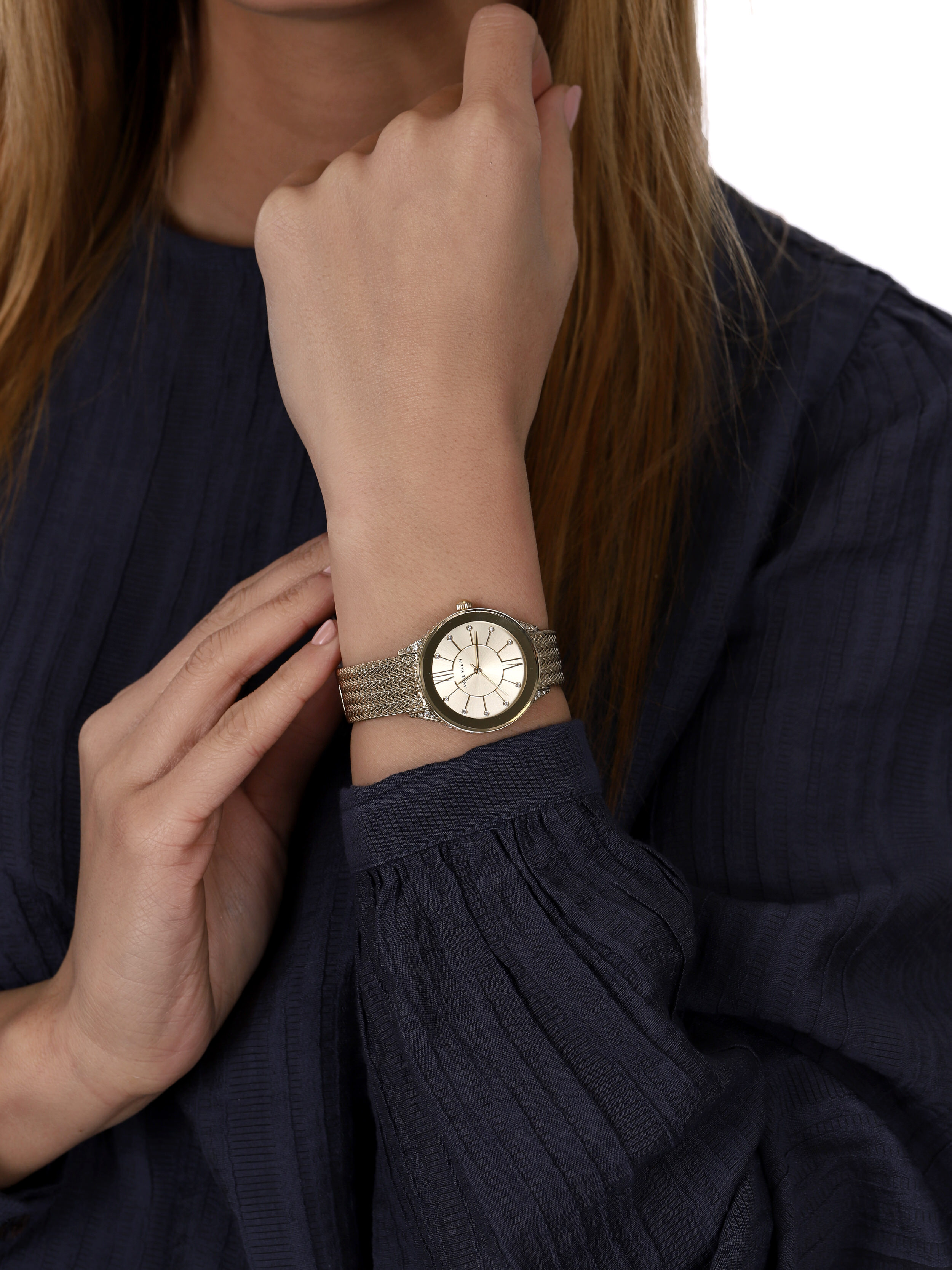 Anne Klein AK-2208CHGB damski zegarek Bransoleta bransoleta - miniatura 3