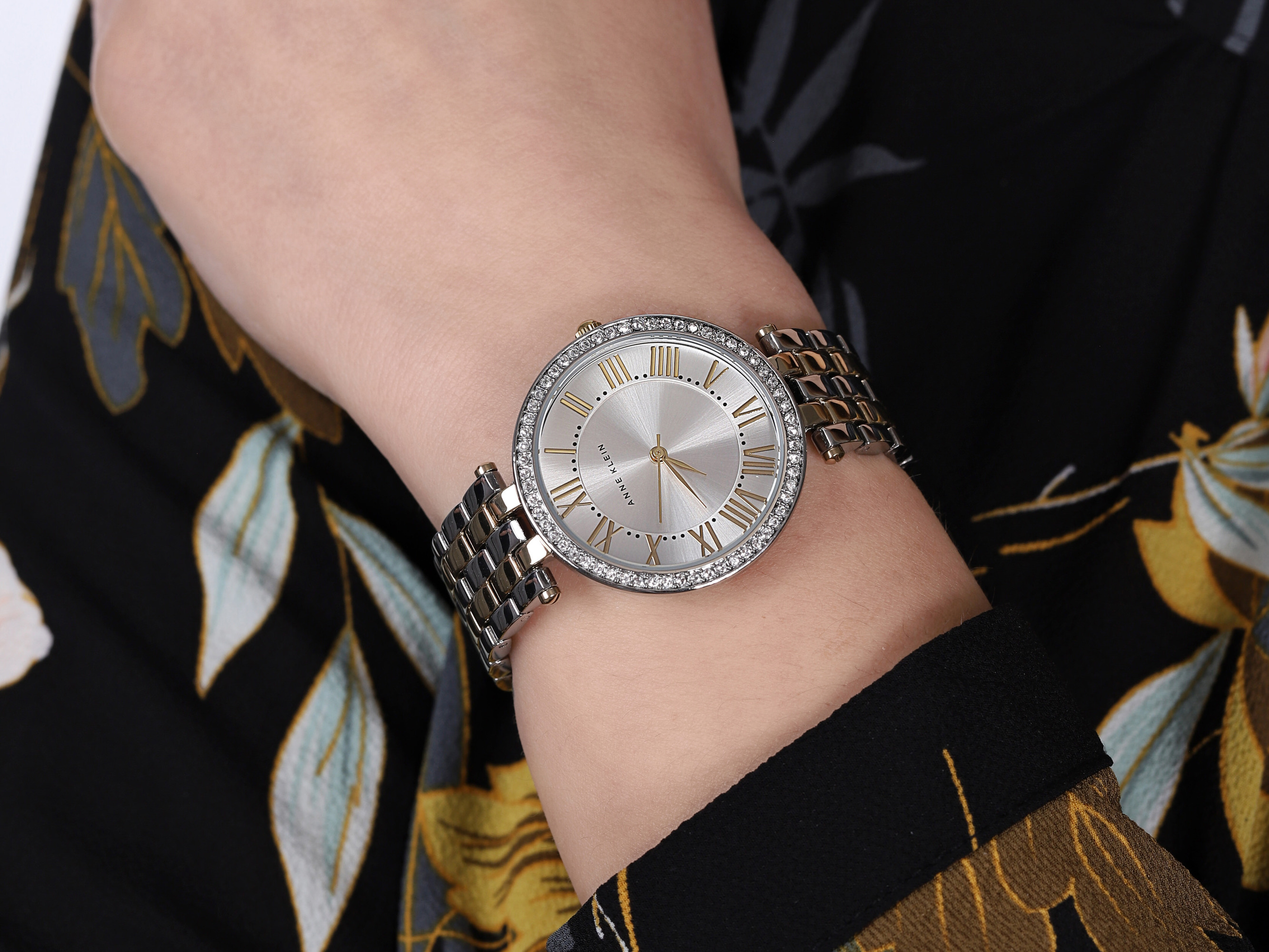 Anne Klein AK-2231SVTT zegarek srebrny fashion/modowy Bransoleta bransoleta - miniatura 4