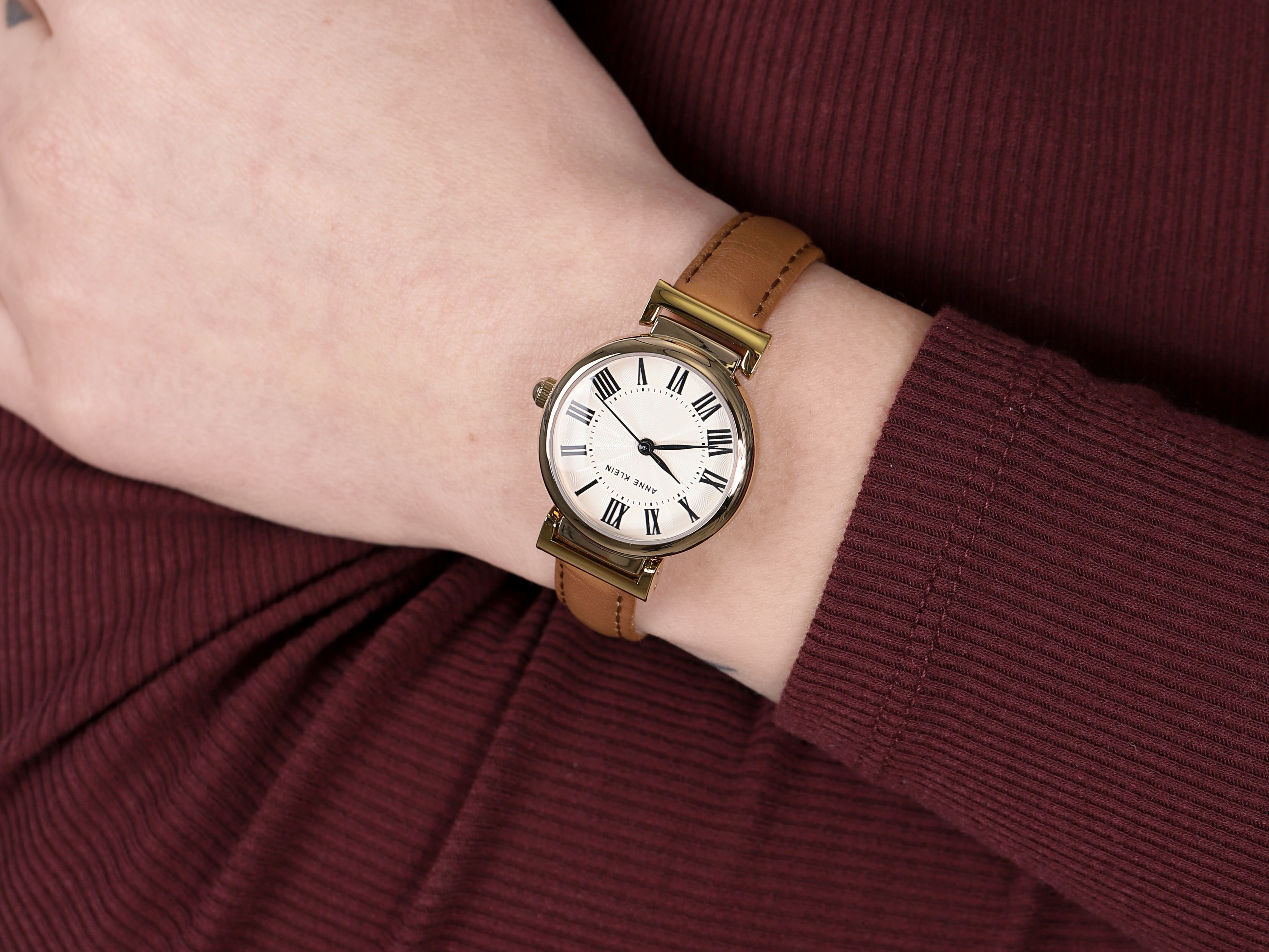 Anne Klein AK-2246CRHY damski zegarek Pasek pasek - miniatura 4