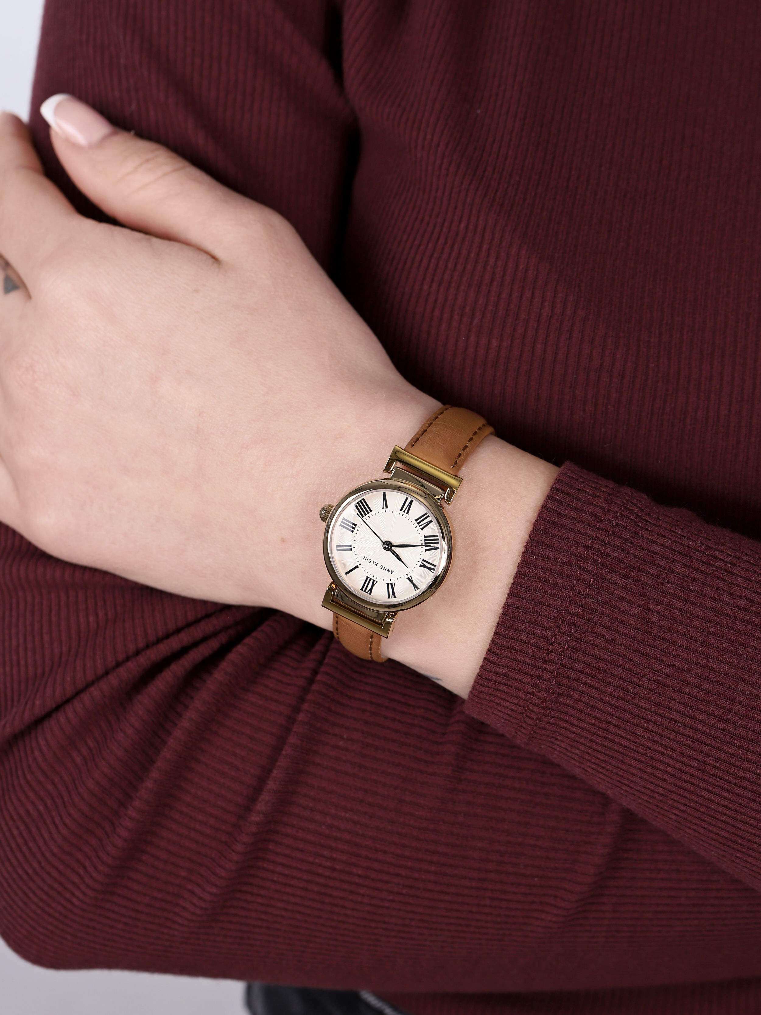 Anne Klein AK-2246CRHY zegarek klasyczny Pasek - miniatura 3