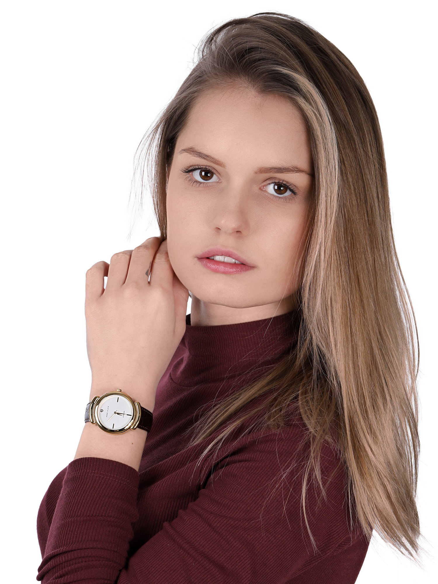 Anne Klein AK-2358SVBN zegarek damski Pasek - miniatura 2