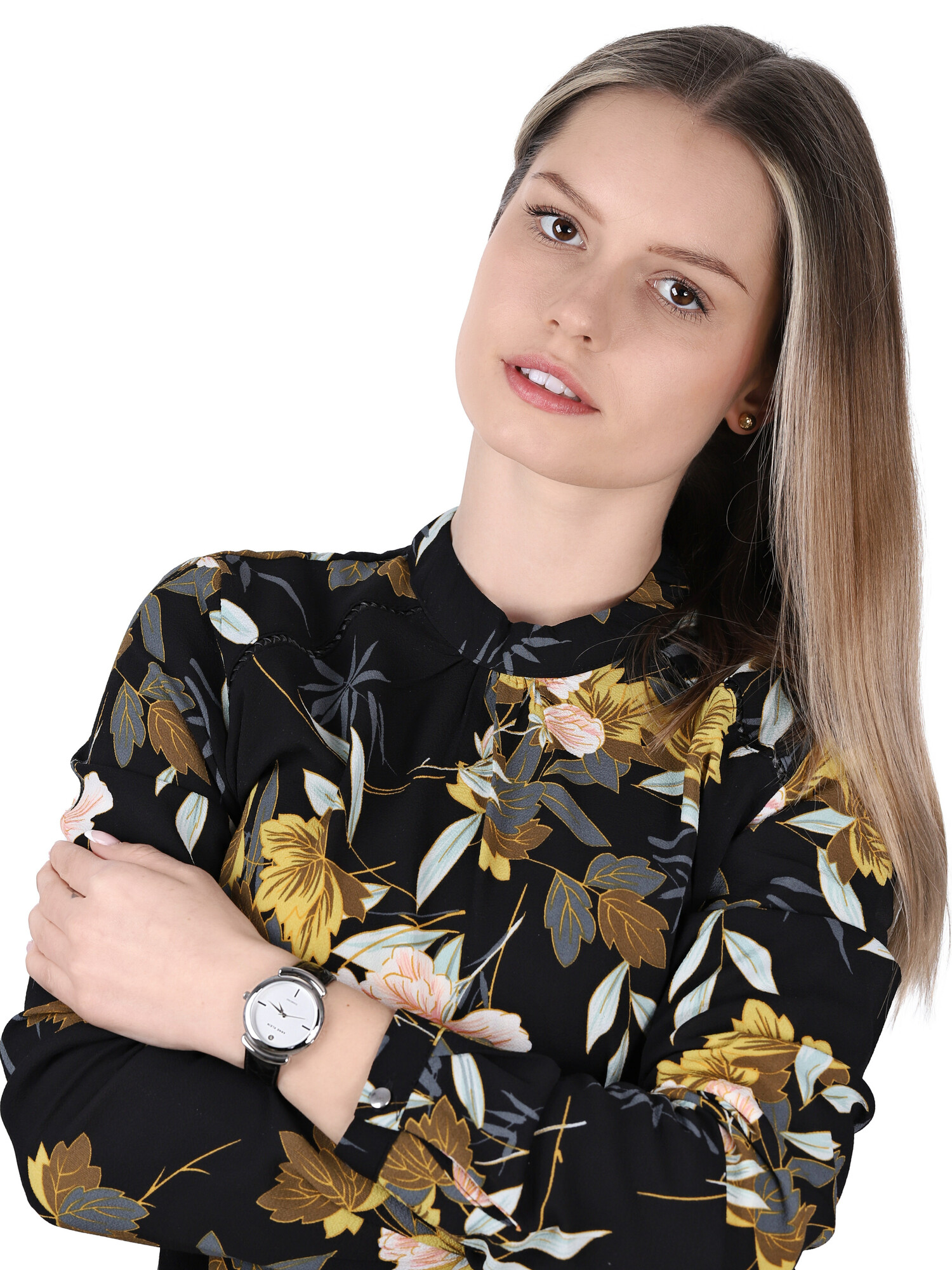 Anne Klein AK-2359SVBK zegarek klasyczny Pasek - miniatura 2
