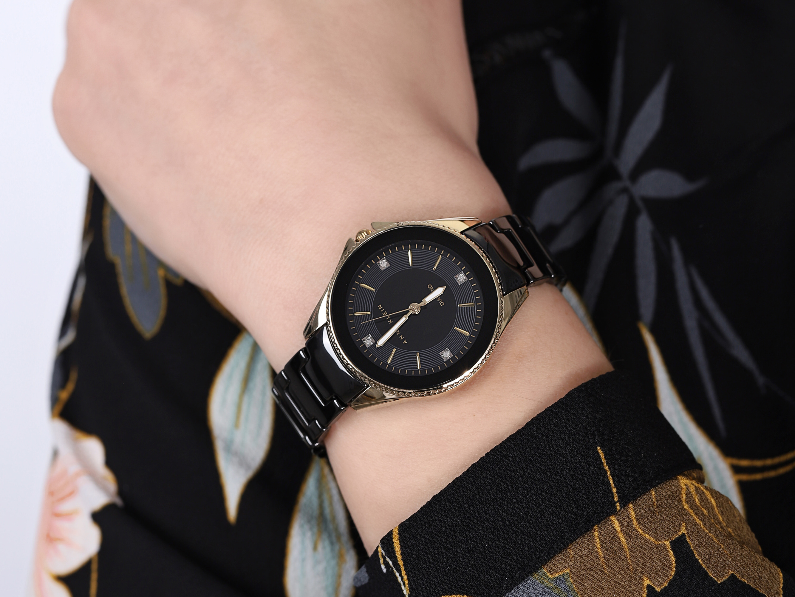 Anne Klein AK-2390BKGB damski zegarek Bransoleta bransoleta - miniatura 4