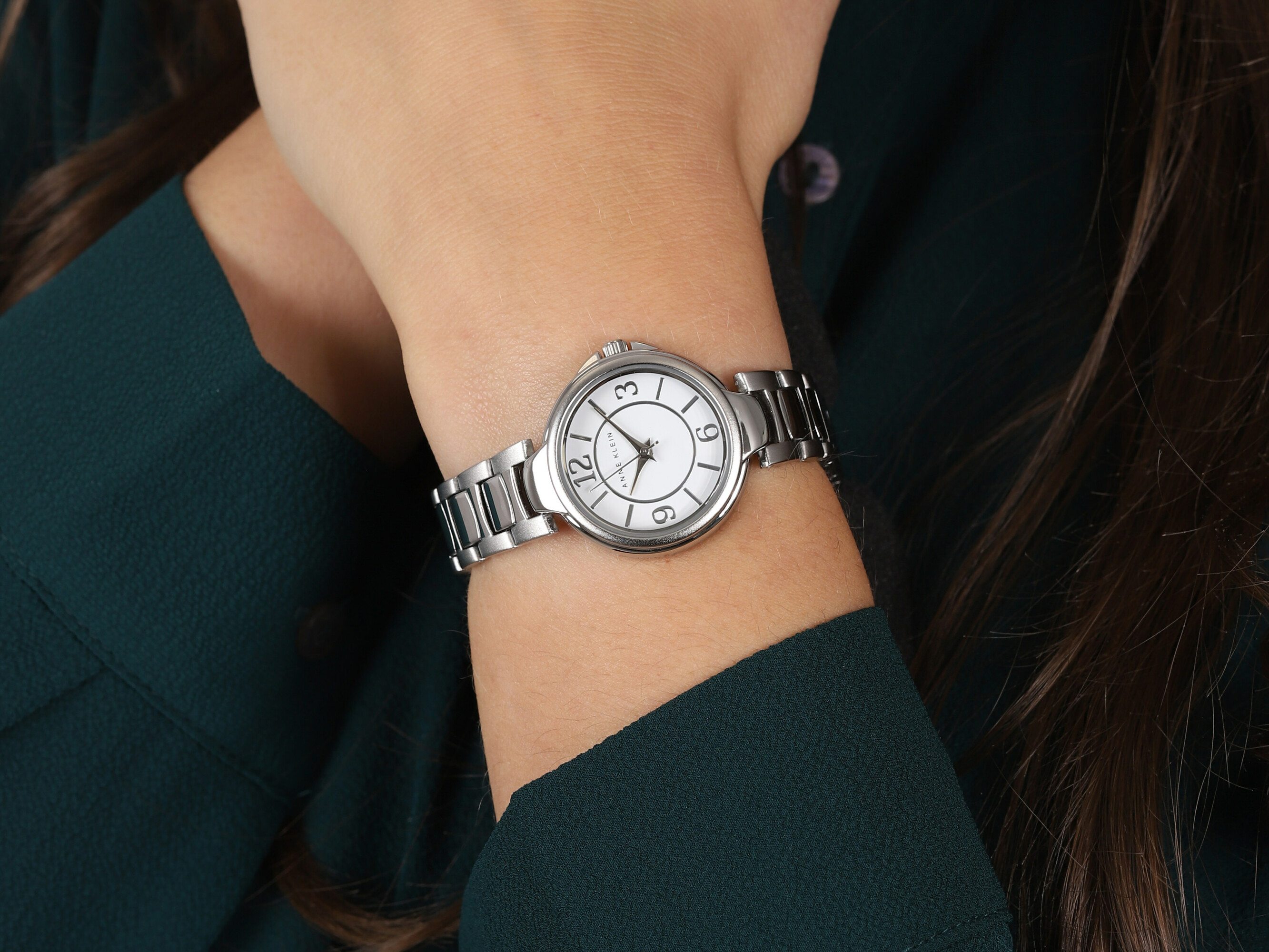 Anne Klein AK-2431WTSV zegarek damski Bransoleta - miniatura 4