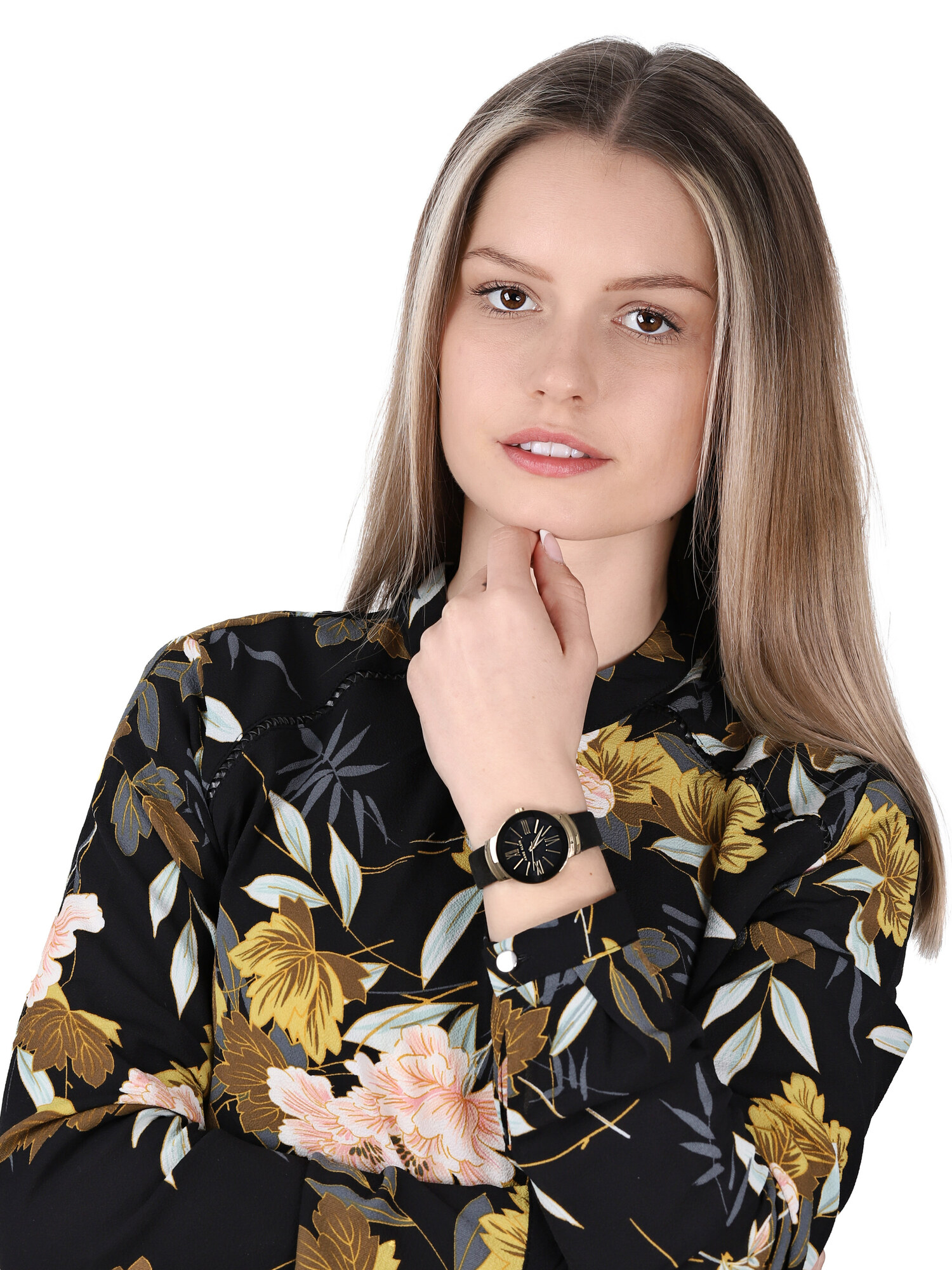 Anne Klein AK-2614BKBK zegarek klasyczny Pasek - miniatura 2
