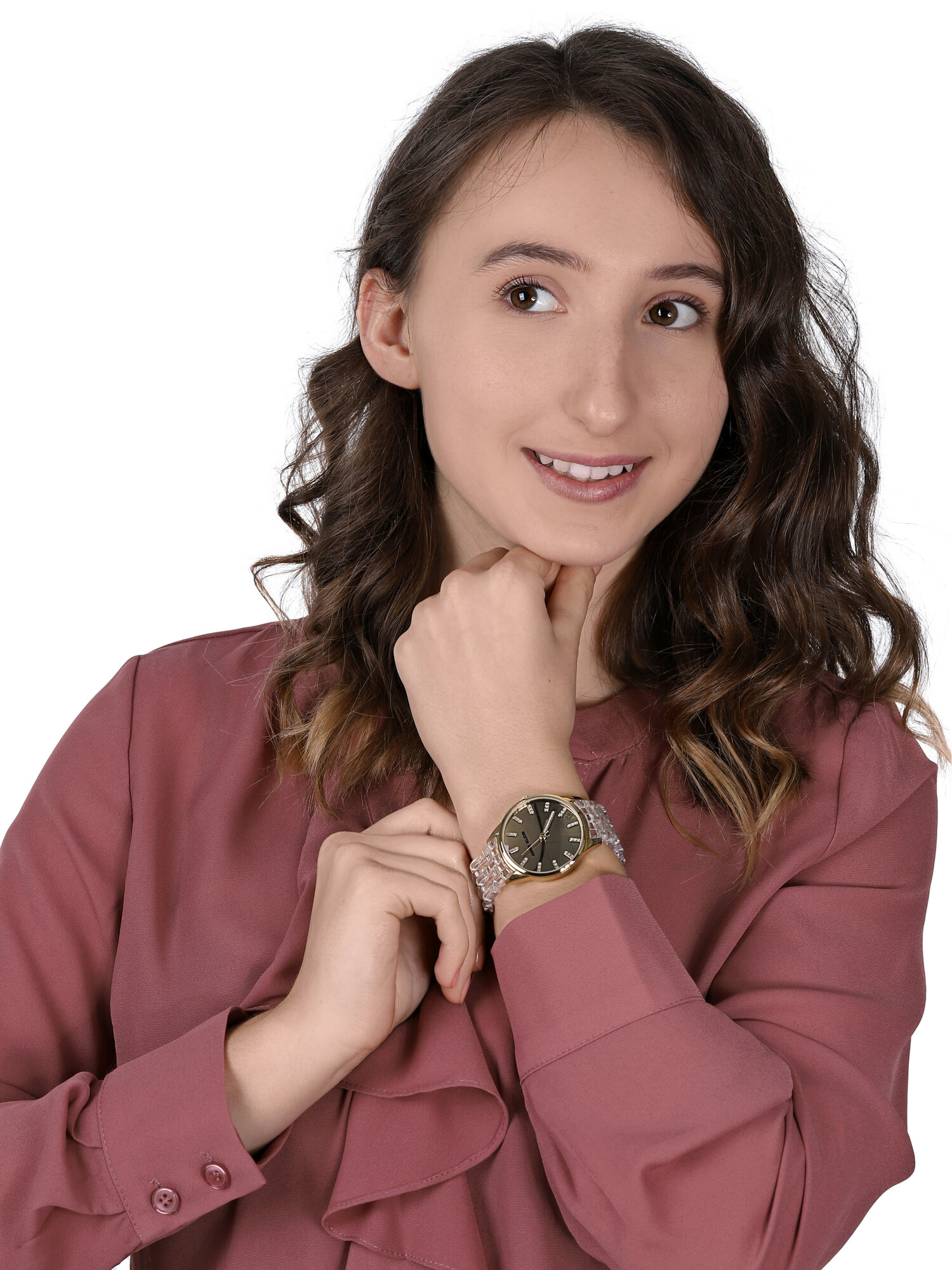 Anne Klein AK-2616CLGB zegarek damski Bransoleta - miniatura 2