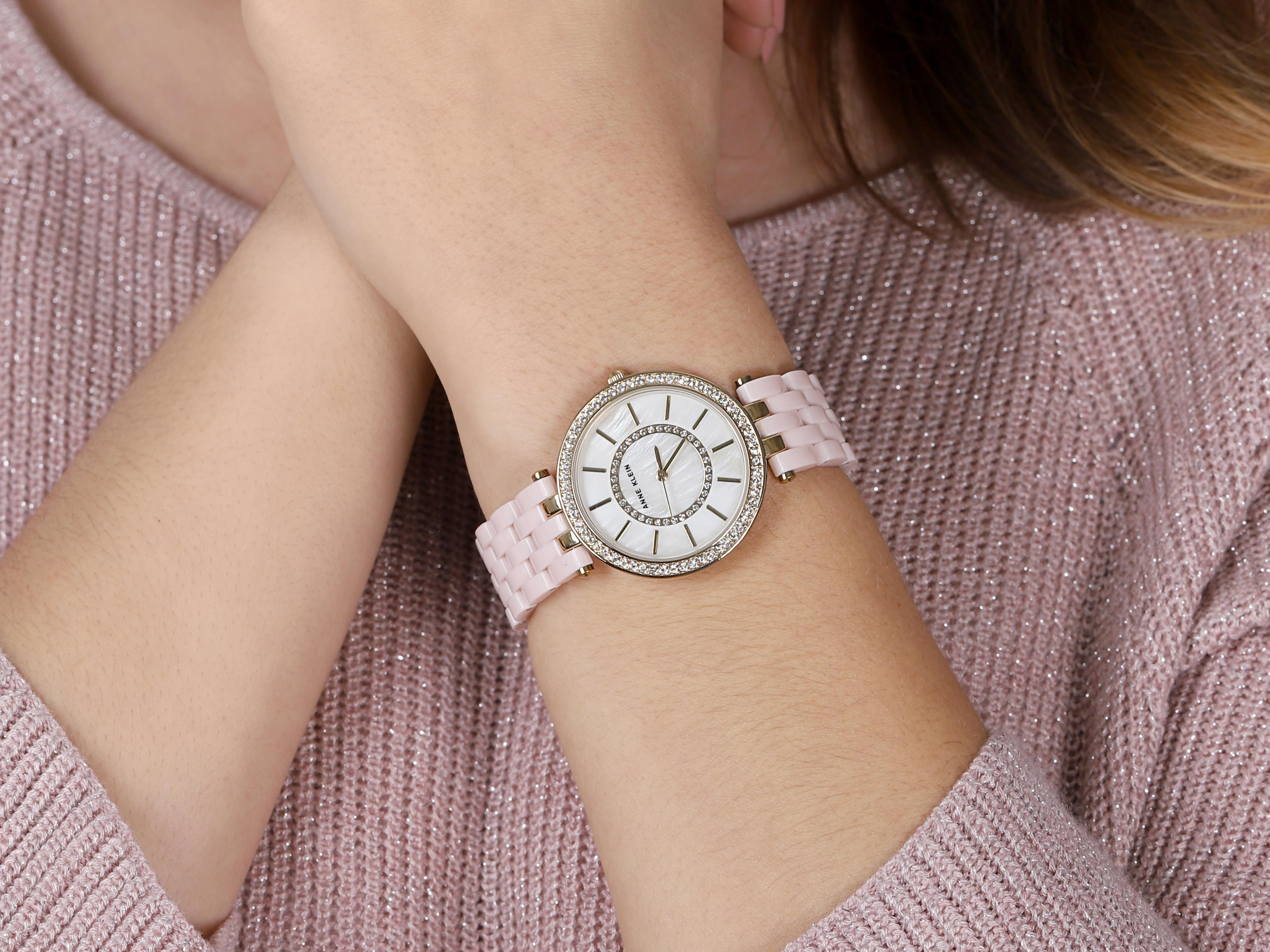 Anne Klein AK-2620LPGB damski zegarek Bransoleta bransoleta - miniatura 4